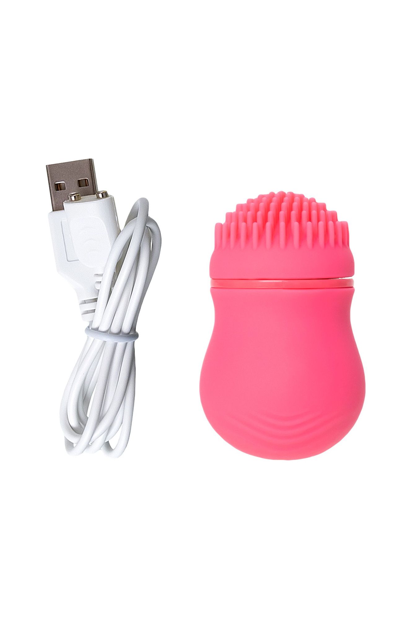 стимулятор клитора ppp curu-curu brush roter, abs-пластик, розовый, 5,5 см в России