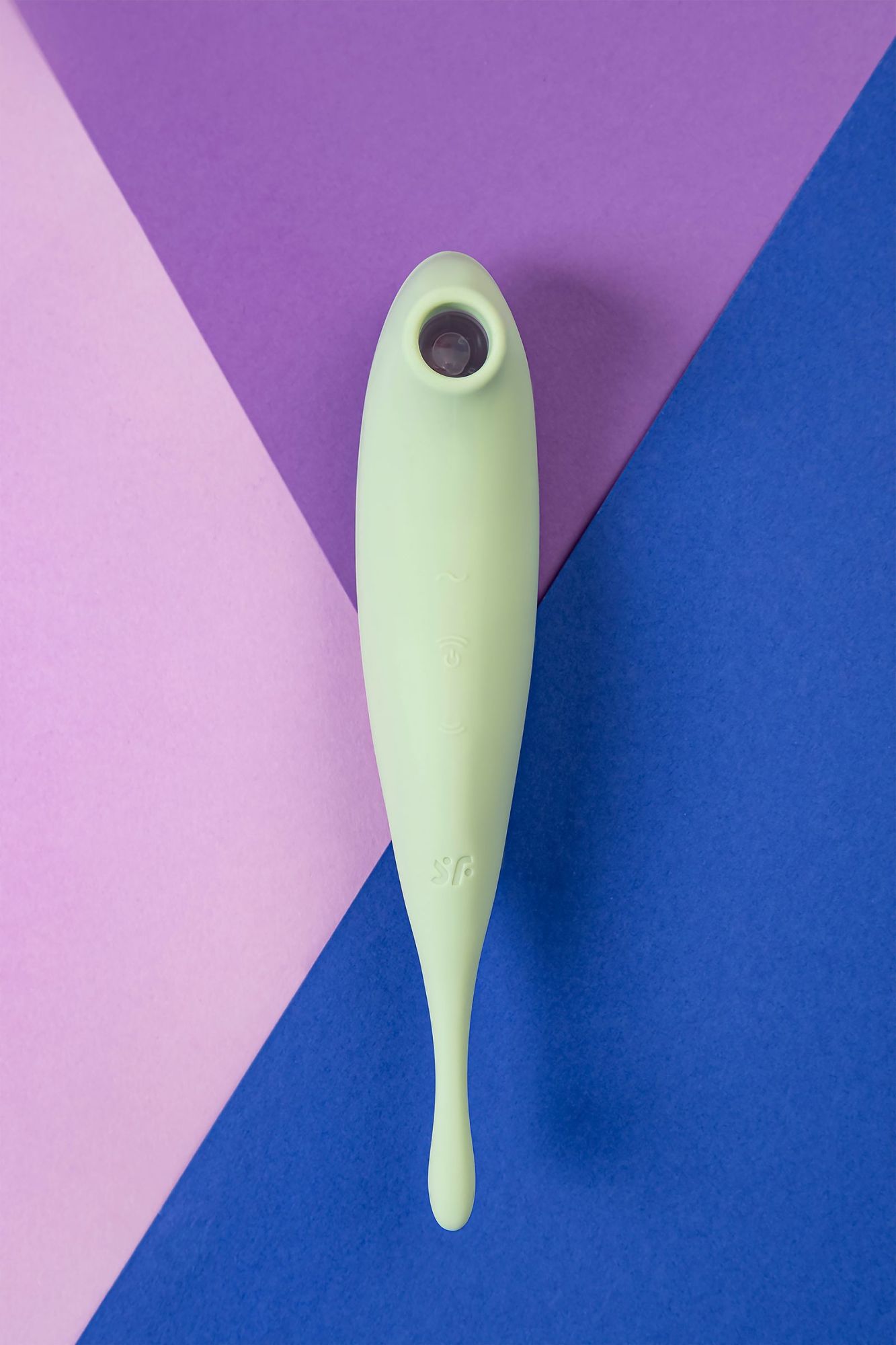 вакуум-волновой бесконтактный стимулятор клитора satisfyer twirling pro, силикон, зеленый, 20 см в России