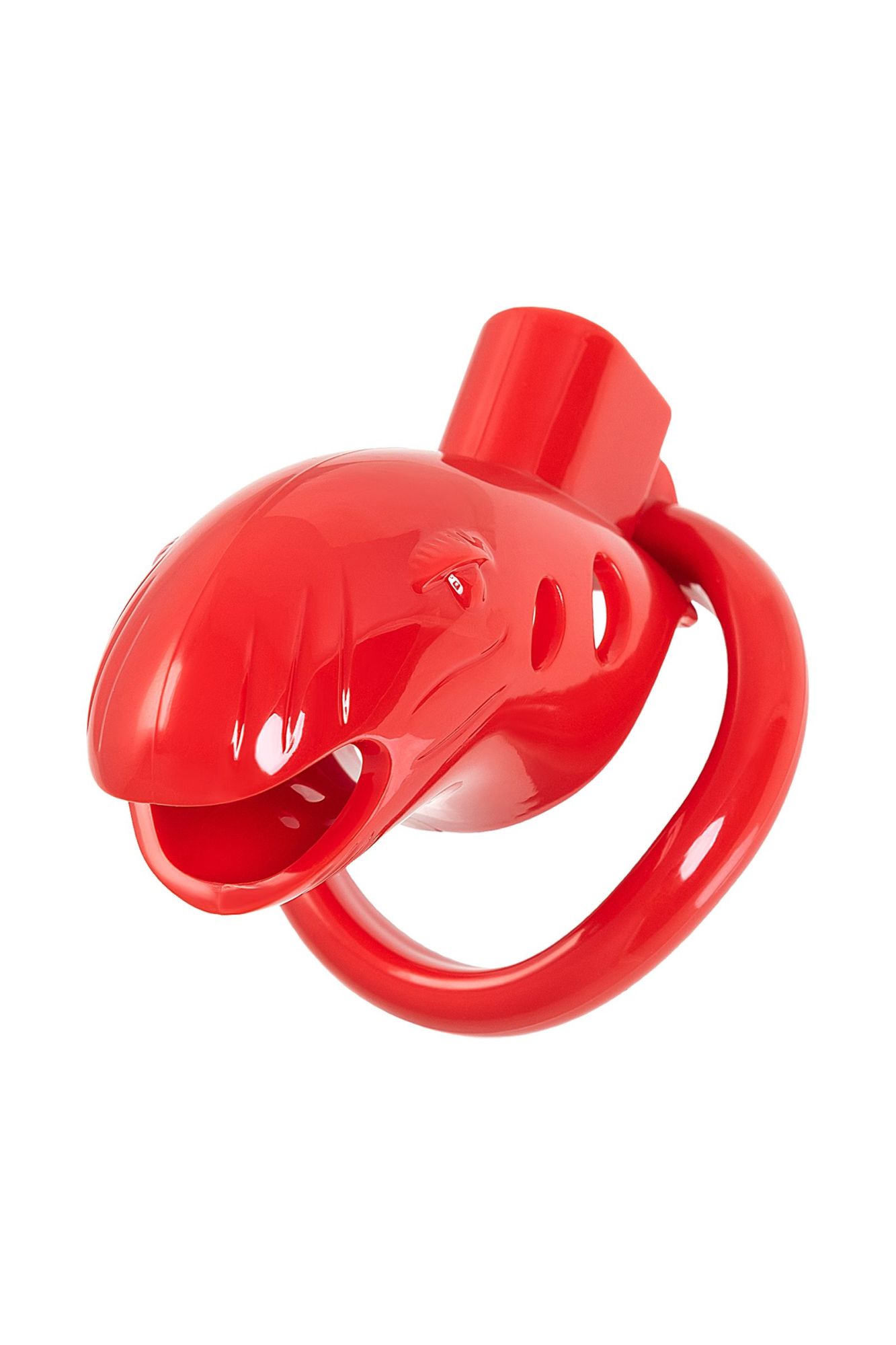 пояс верности мужской black&red by toyfa, abs пластик, красный, 10 см в России