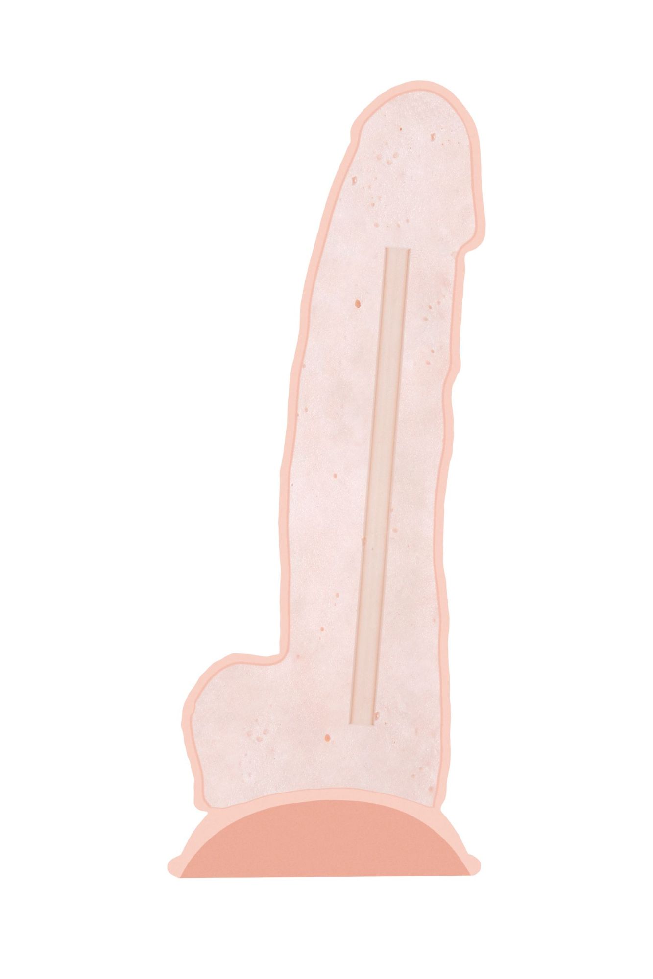 фаллоимитатор realstick silicone jake g, сайлекспан, телесный, 20,5 см в России