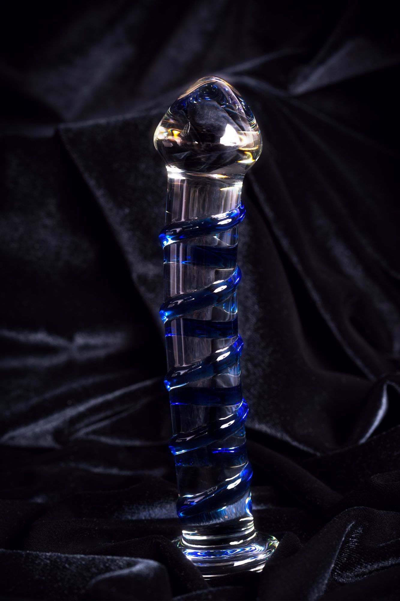 нереалистичный фаллоимитатор sexus glass, стекло, 17 см в России
