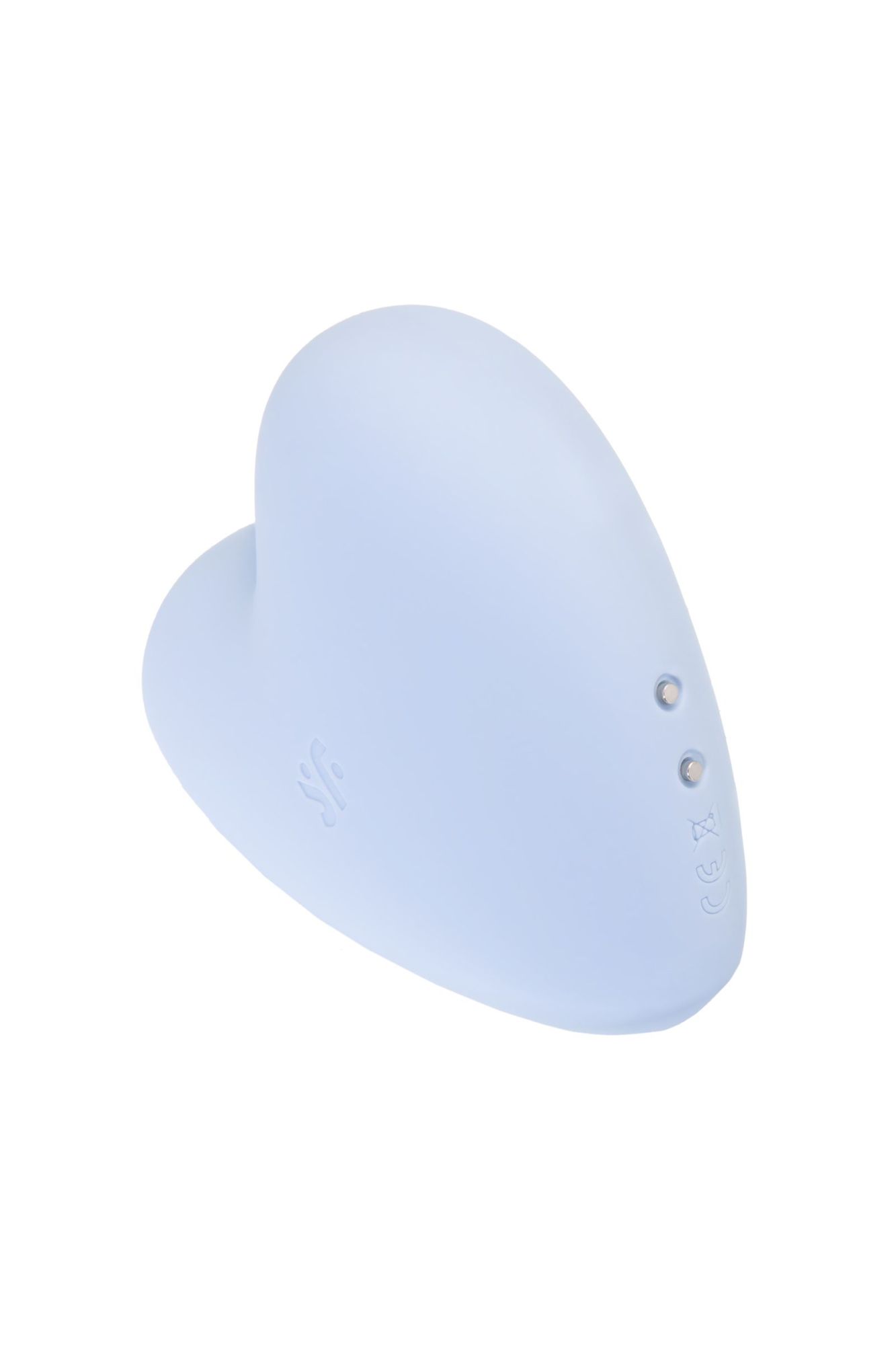 вакуум-волновой бесконтактный стимулятор клитора satisfyer cutie heart, силикон, голубой, 7,55 см в России
