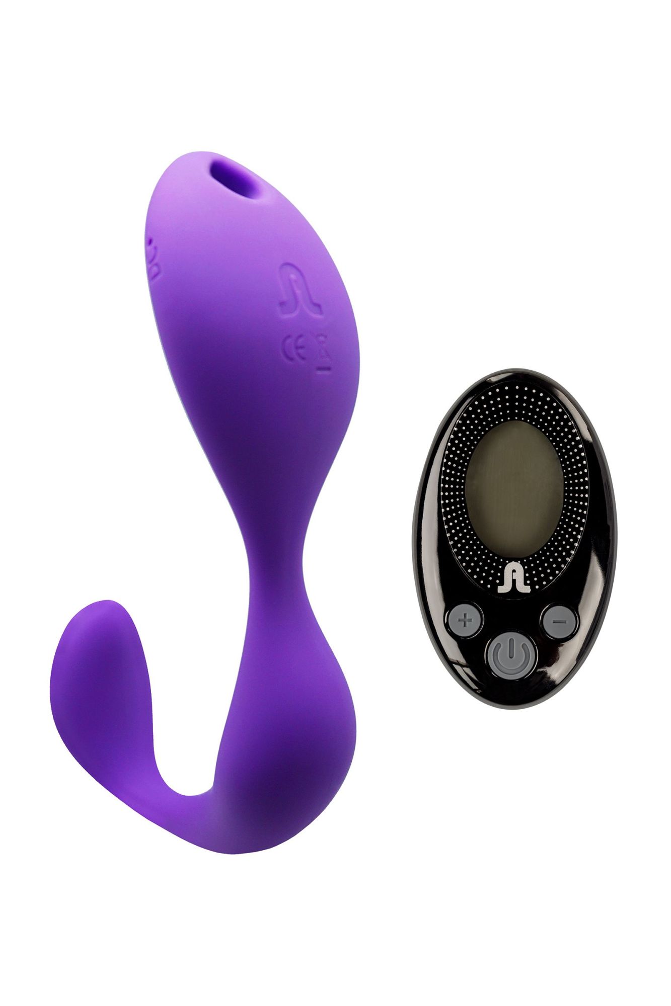 вибромассажер adrien lastic mr. hook, силикон, фиолетовый, 12 см в России
