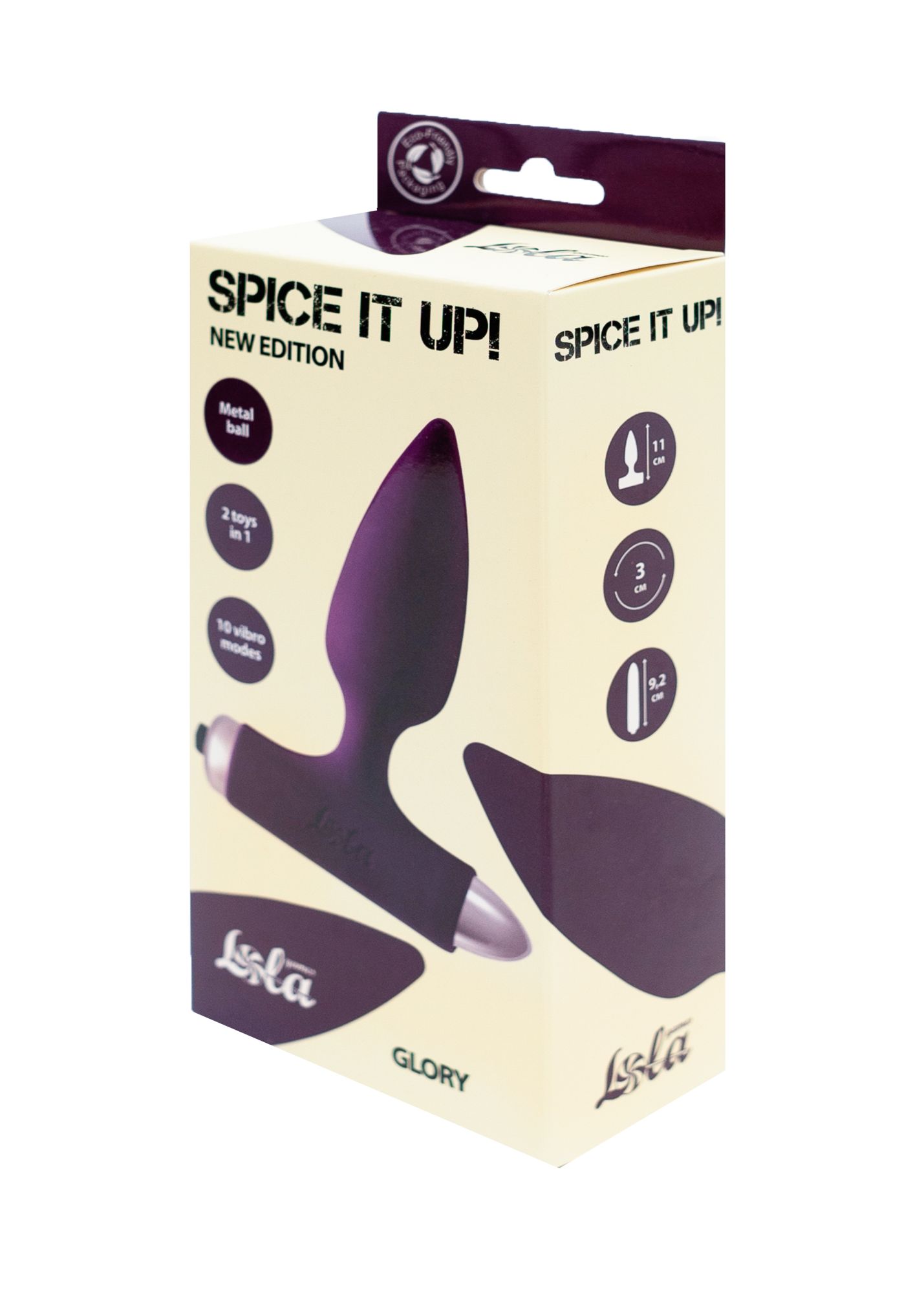 анальная пробка с вибрацией spice it up new edition glory ultraviolet 8015-04lola в России