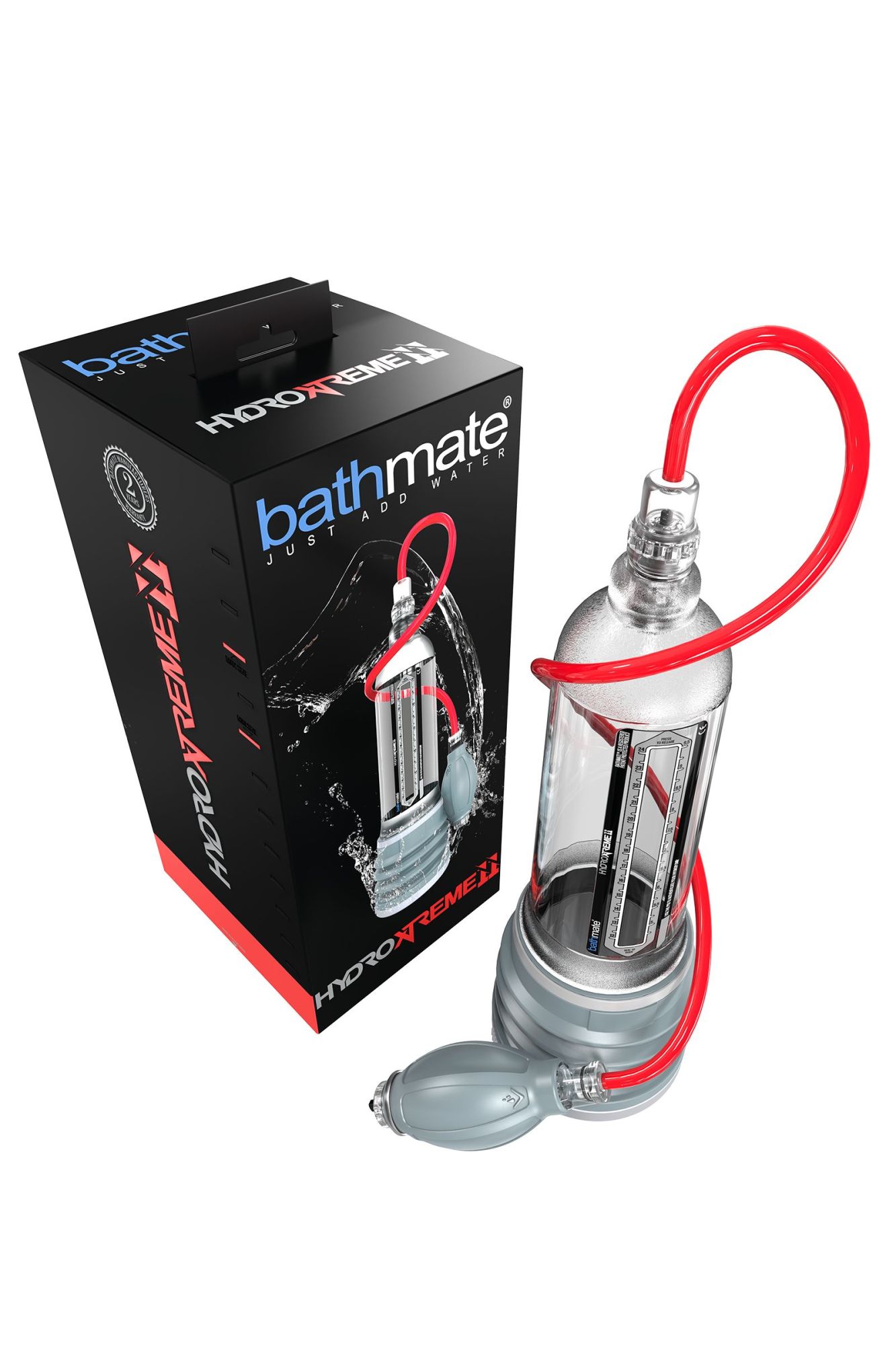 гидропомпа bathmate hydroxtreme 11, abs пластик, прозрачная (аналог hydromax xtreme x50) в России