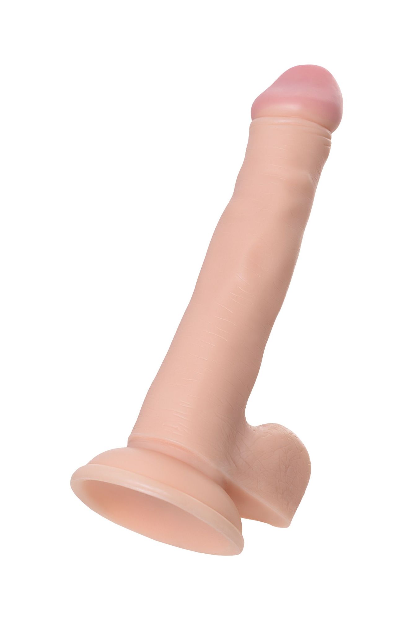 реалистичный фаллоимитатор toyfa realstick nude, pvc, телесный, 22,5 см в России