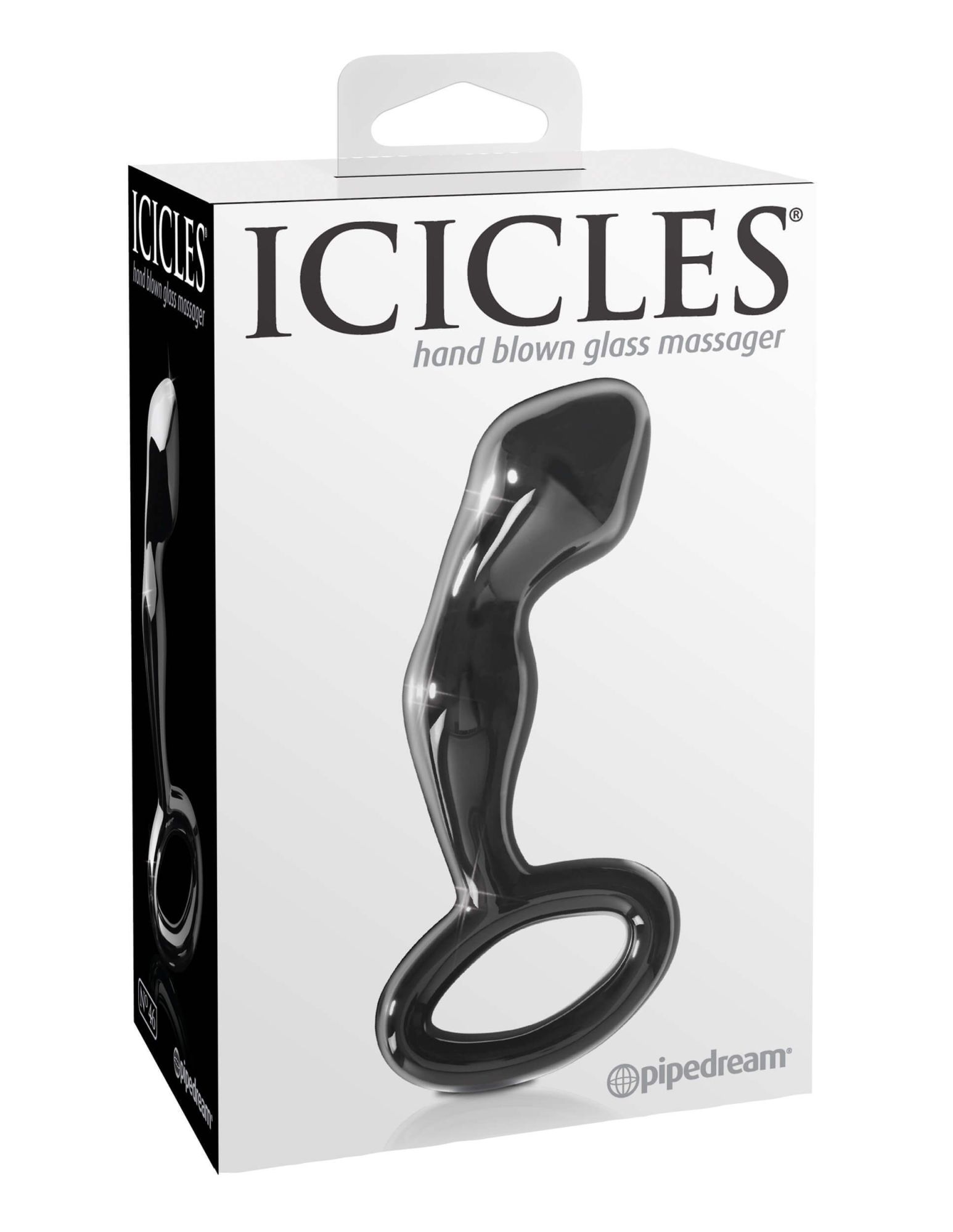 анальная пробка pipedream icicles №46, черная в России