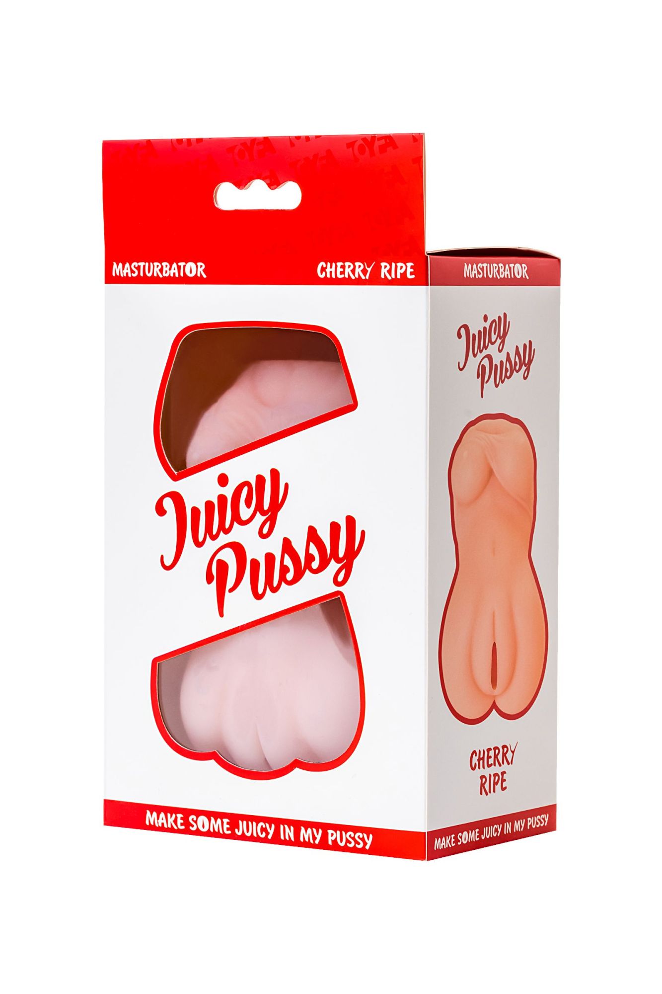 мастурбатор реалистичный toyfa juicy pussy cherry ripe, softskin, телесный, 15см в России