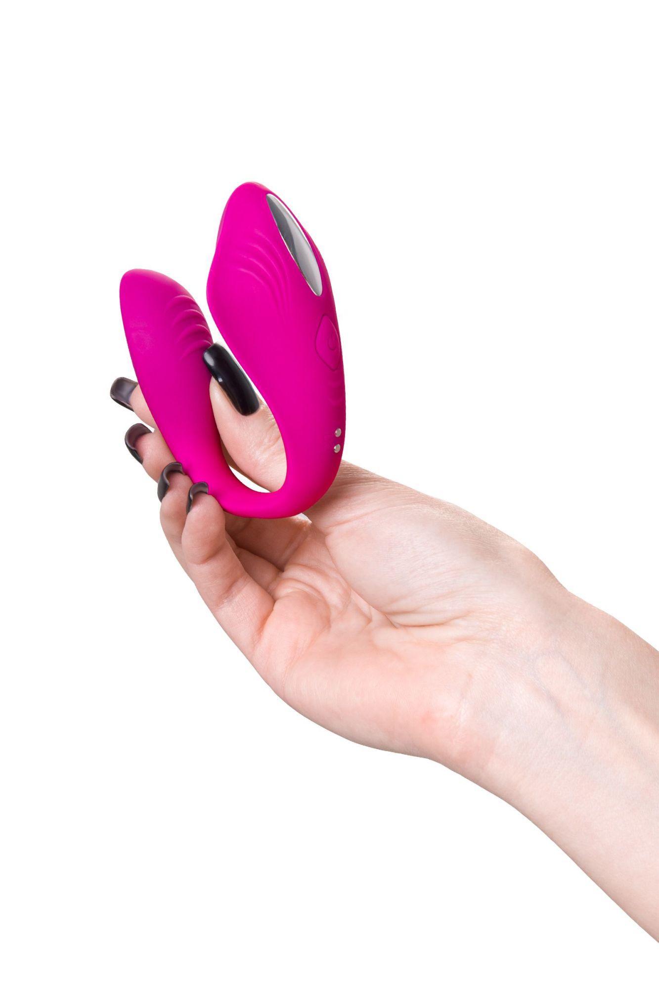 вибратор для пар a-toys cobrum, силикон, розовый в России