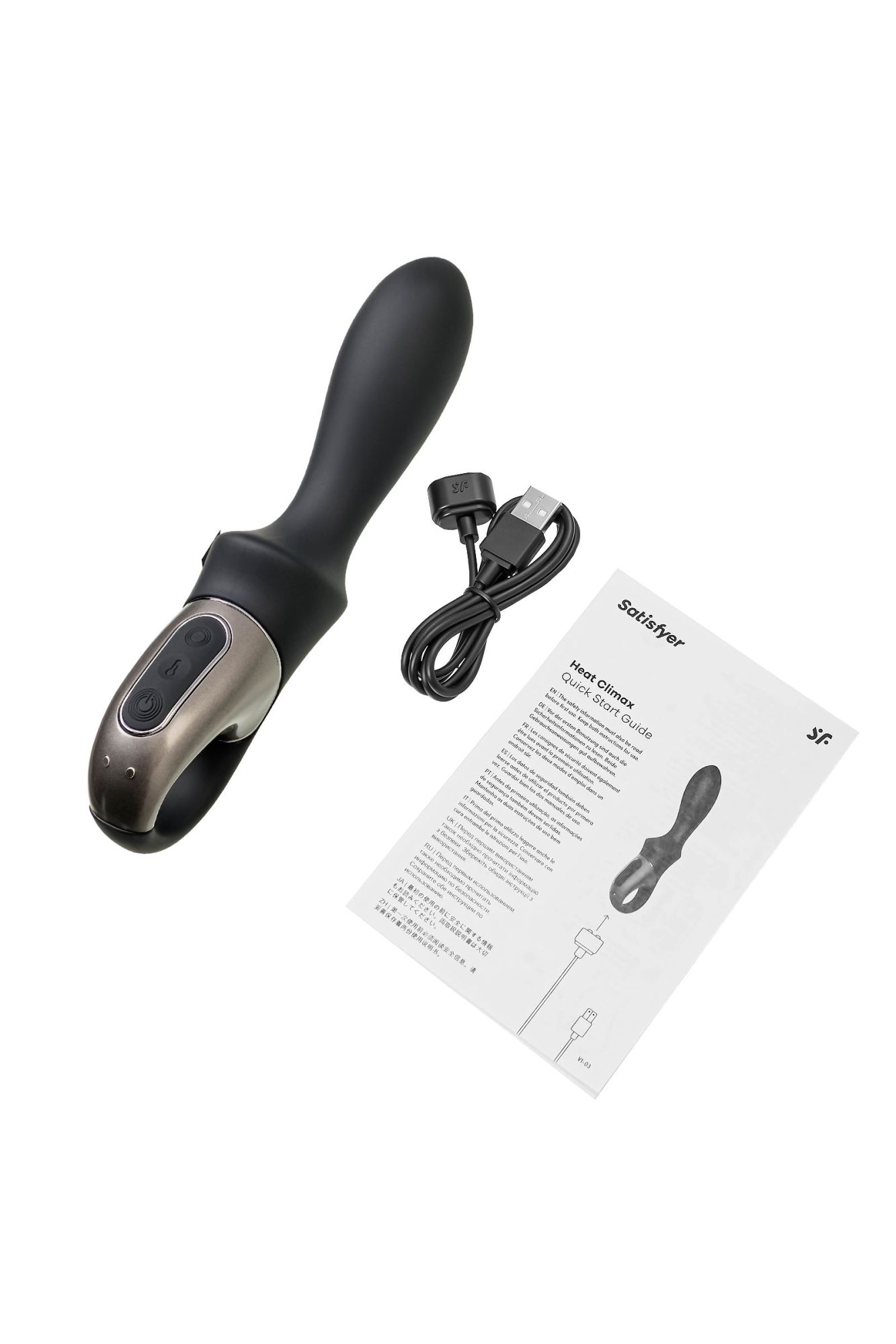 нереалистичный вибратор satisfyer heat climax, силикон, 20,5 см в России