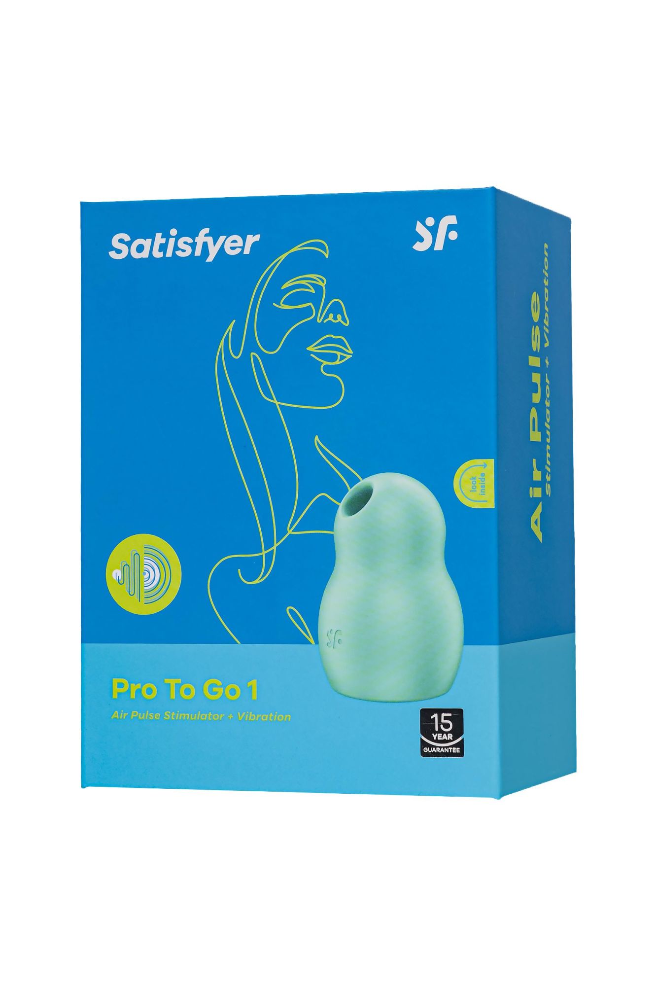 вакуумный стимулятор клитора satisfyer pro to go 1, мятный в России