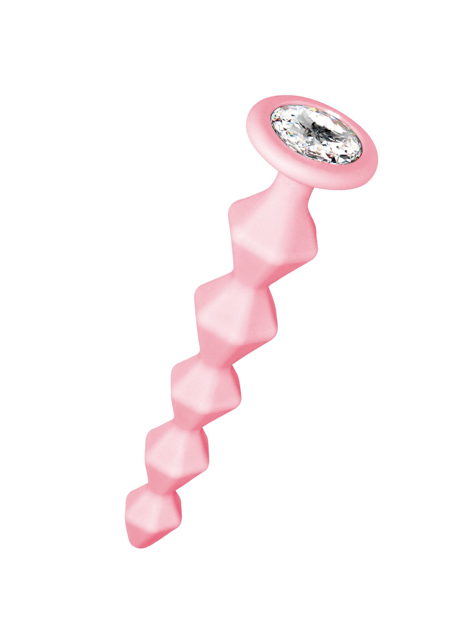 анальная цепочка с кристаллом emotions buddy pink 1400-01lola в России