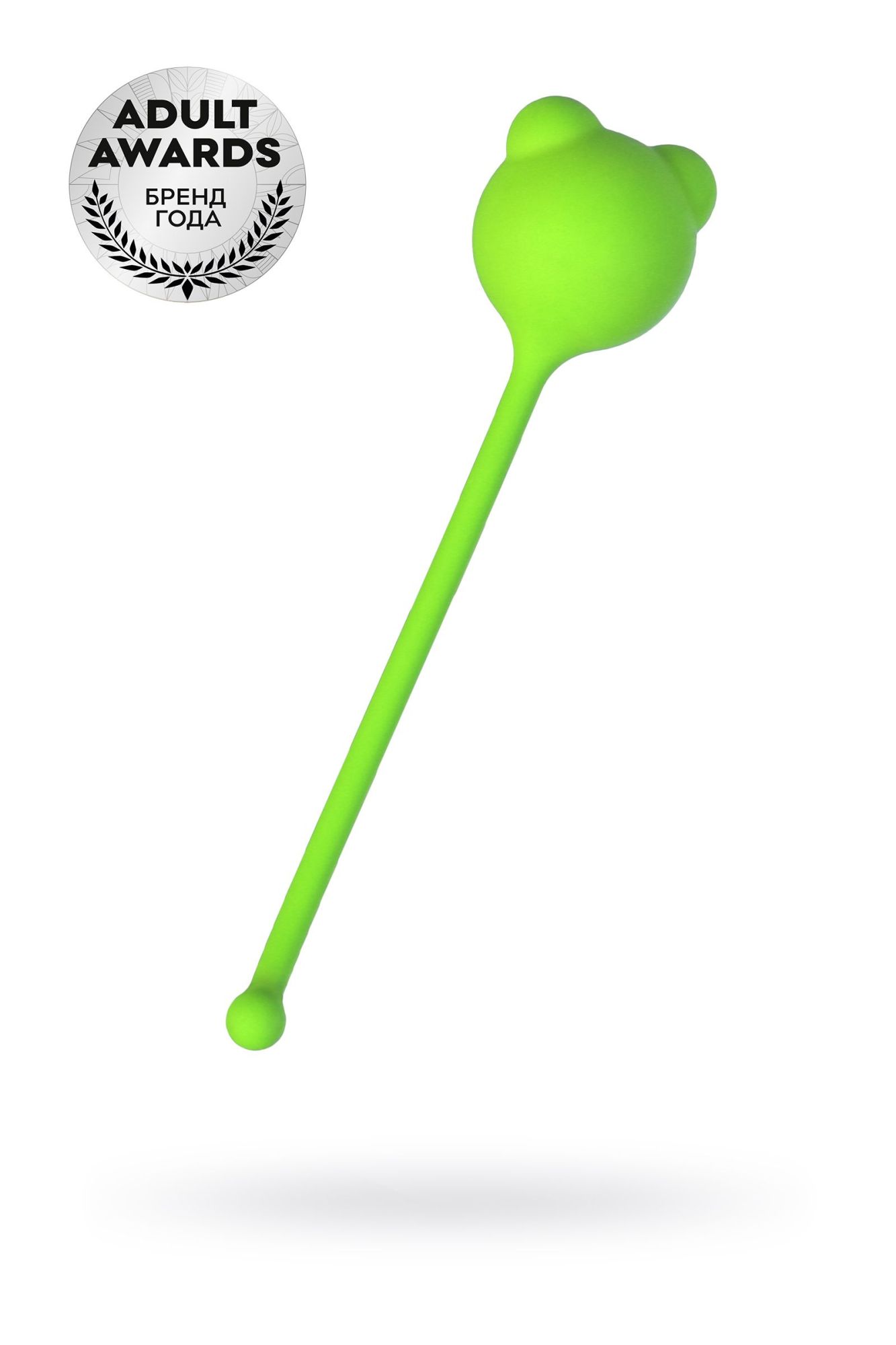 вагинальный шарик a-toys by toyfa tigo, силикон, зеленый, 12,4 см ø 2,7 см в России