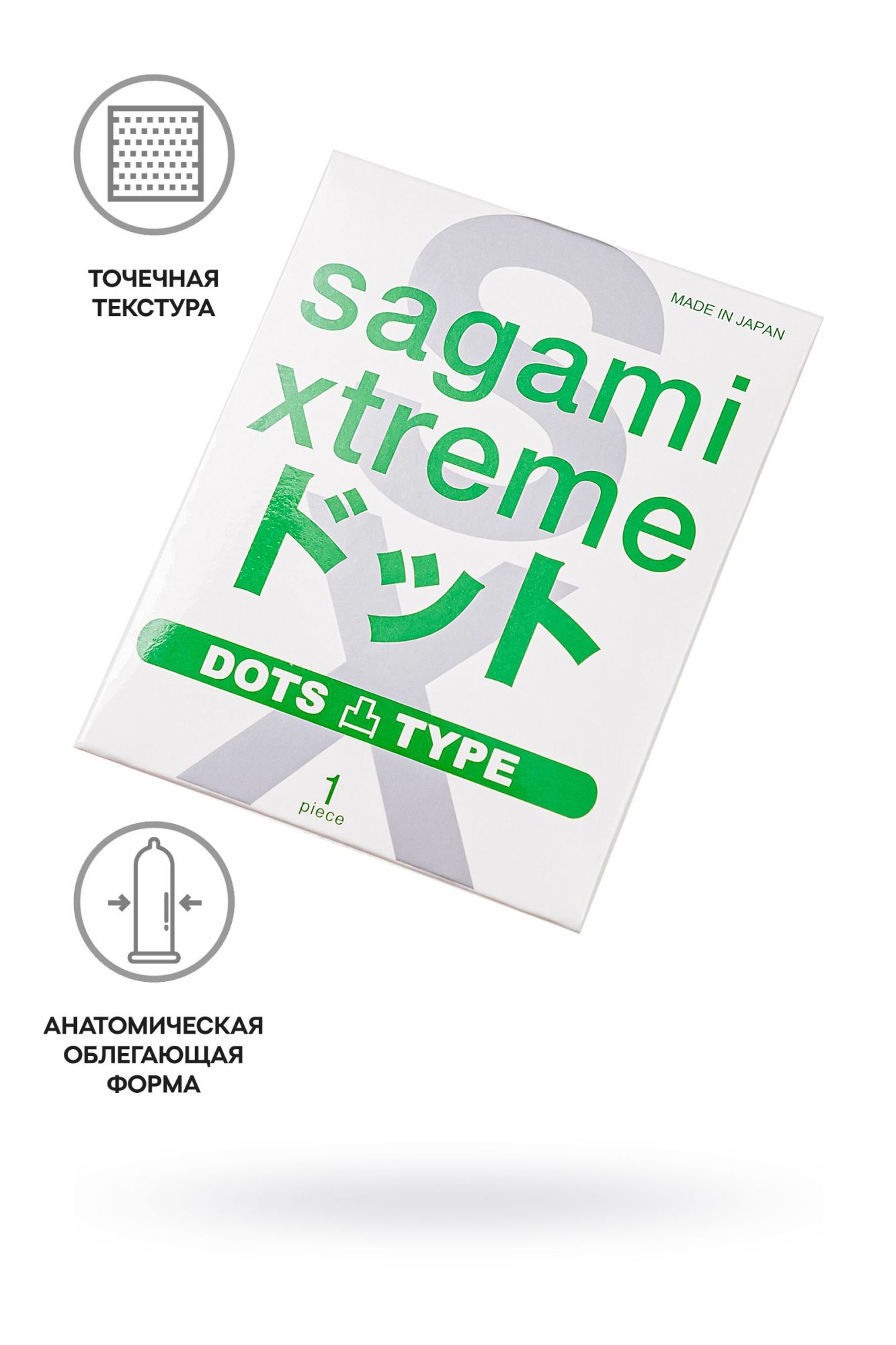 презервативы sagami, xtreme, type-e, латекс, 18,5 см, 5,2 см, 1 шт. в России