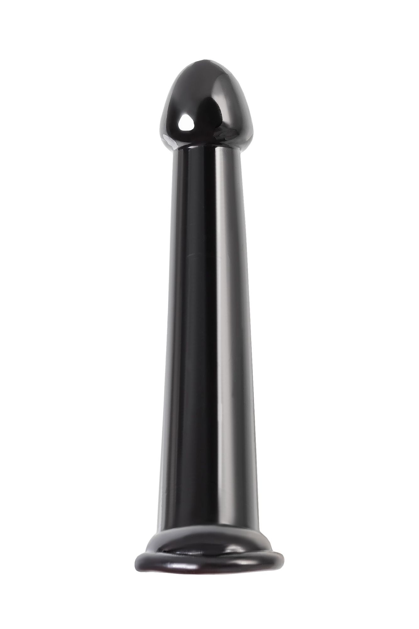 нереалистичный фаллоимитатор jelly dildo l toyfa basic, tpe, чёрный, 20 см в России