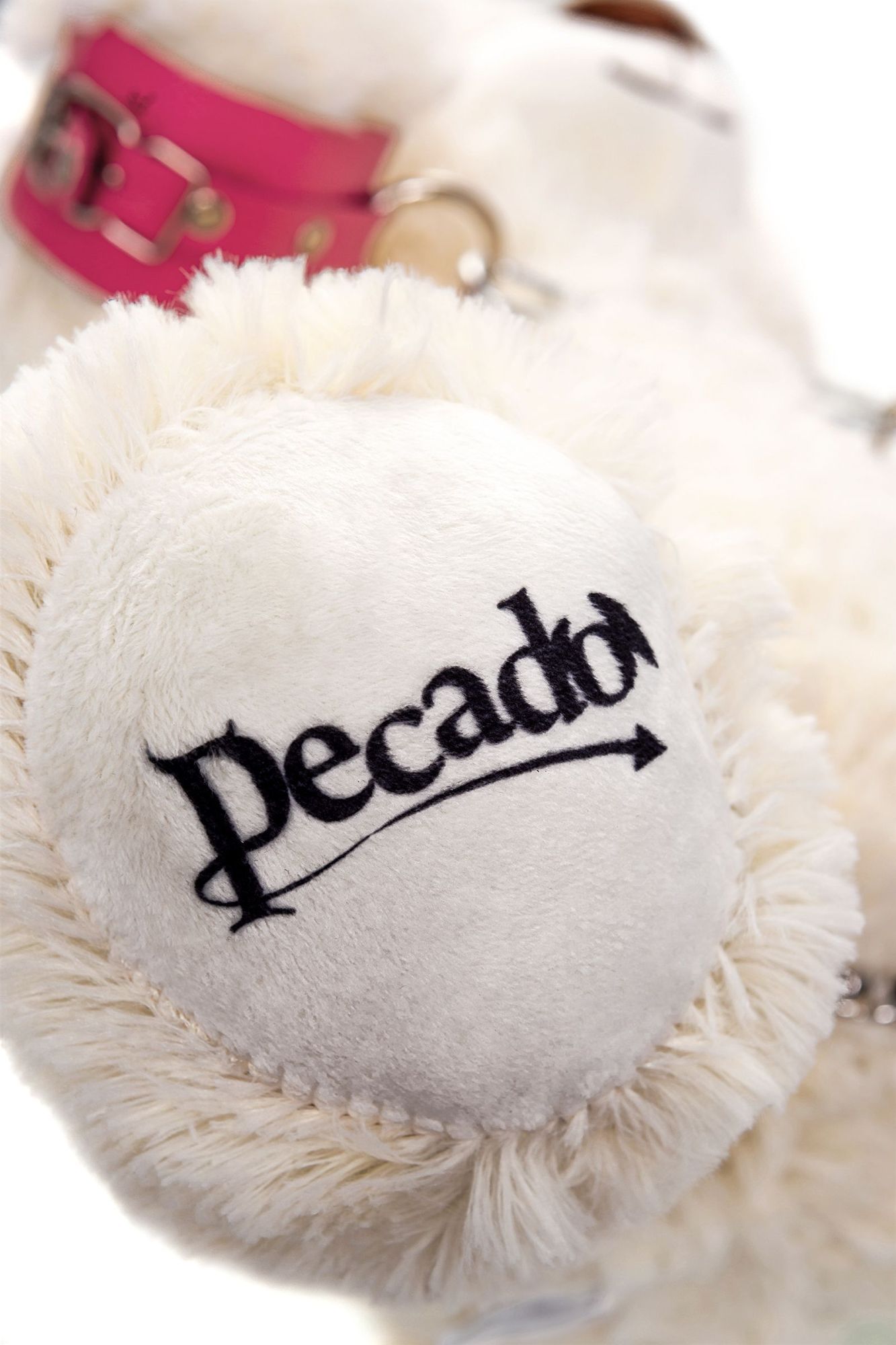 бондажный набор pecado bdsm, «медведь белый», оковы, наручники, натуральная кожа, розовый в России