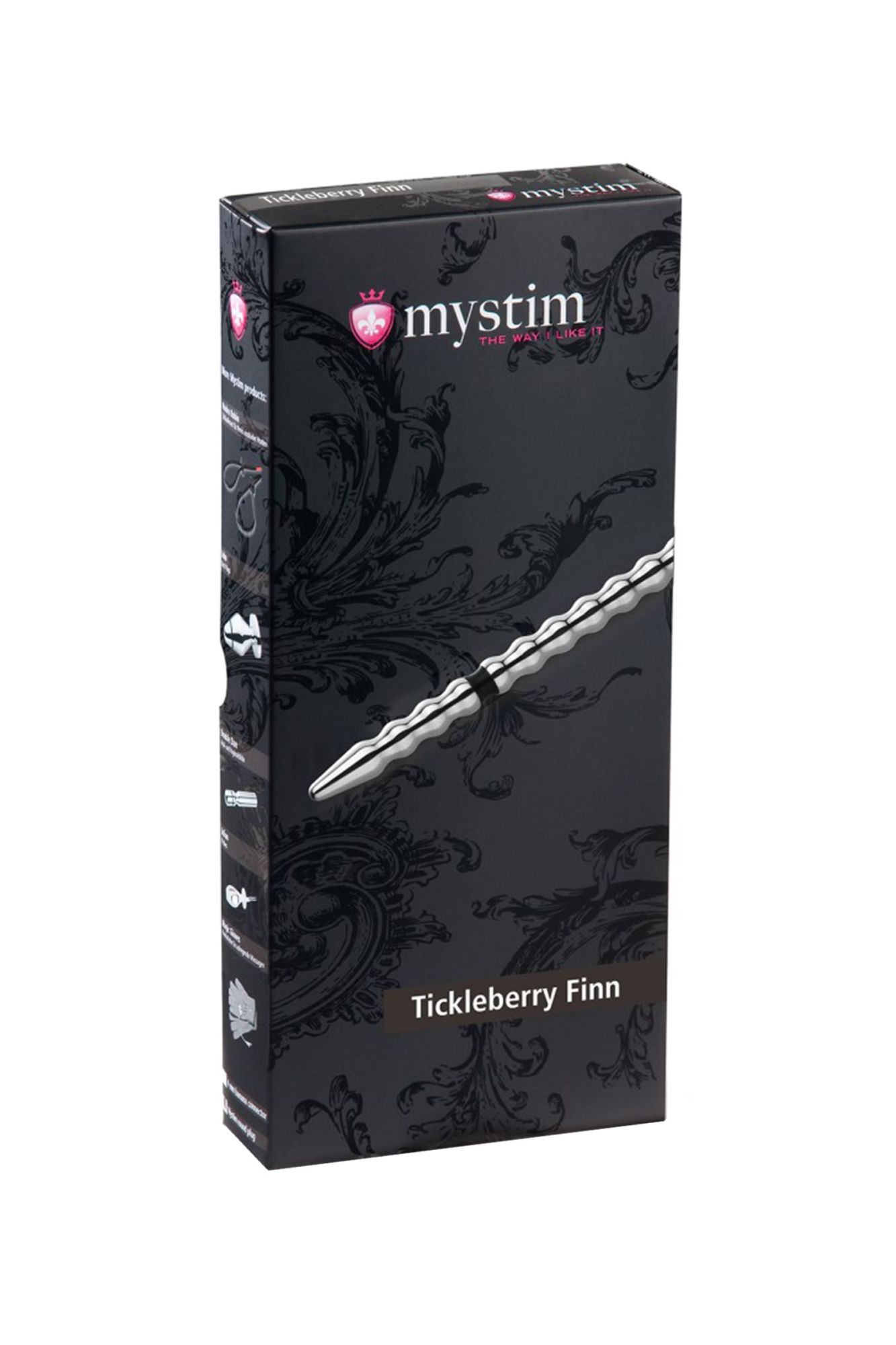 электростимулятор уретры mystim tickleberry finn, хирургическая сталь, серебряный, 19,6 см в России