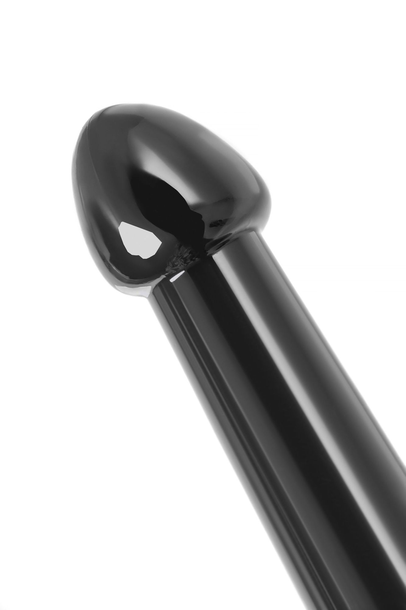 нереалистичный фаллоимитатор jelly dildo l toyfa basic, tpe, чёрный, 20 см в России