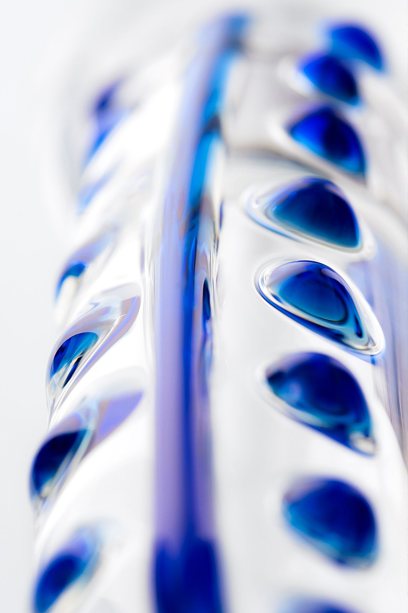 фаллоимитатор с двумя головками sexus glass, стекло, прозрачный, 20 см в России