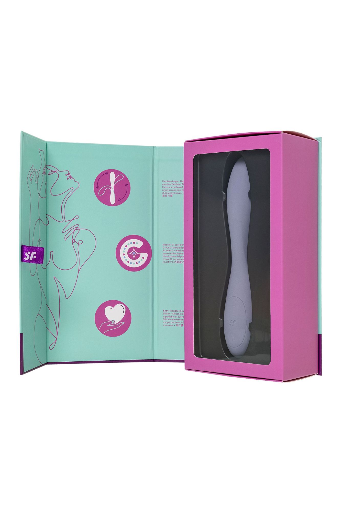 стимулятор точки g satisfyer g-spot flex 2, фиолетовый в России