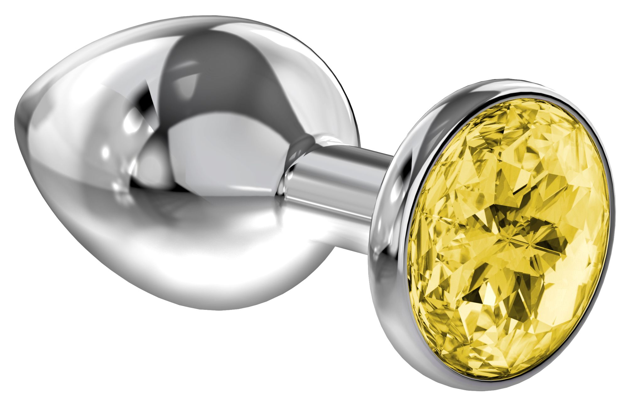 анальная пробка diamond yellow sparkle small 4009-02lola в России