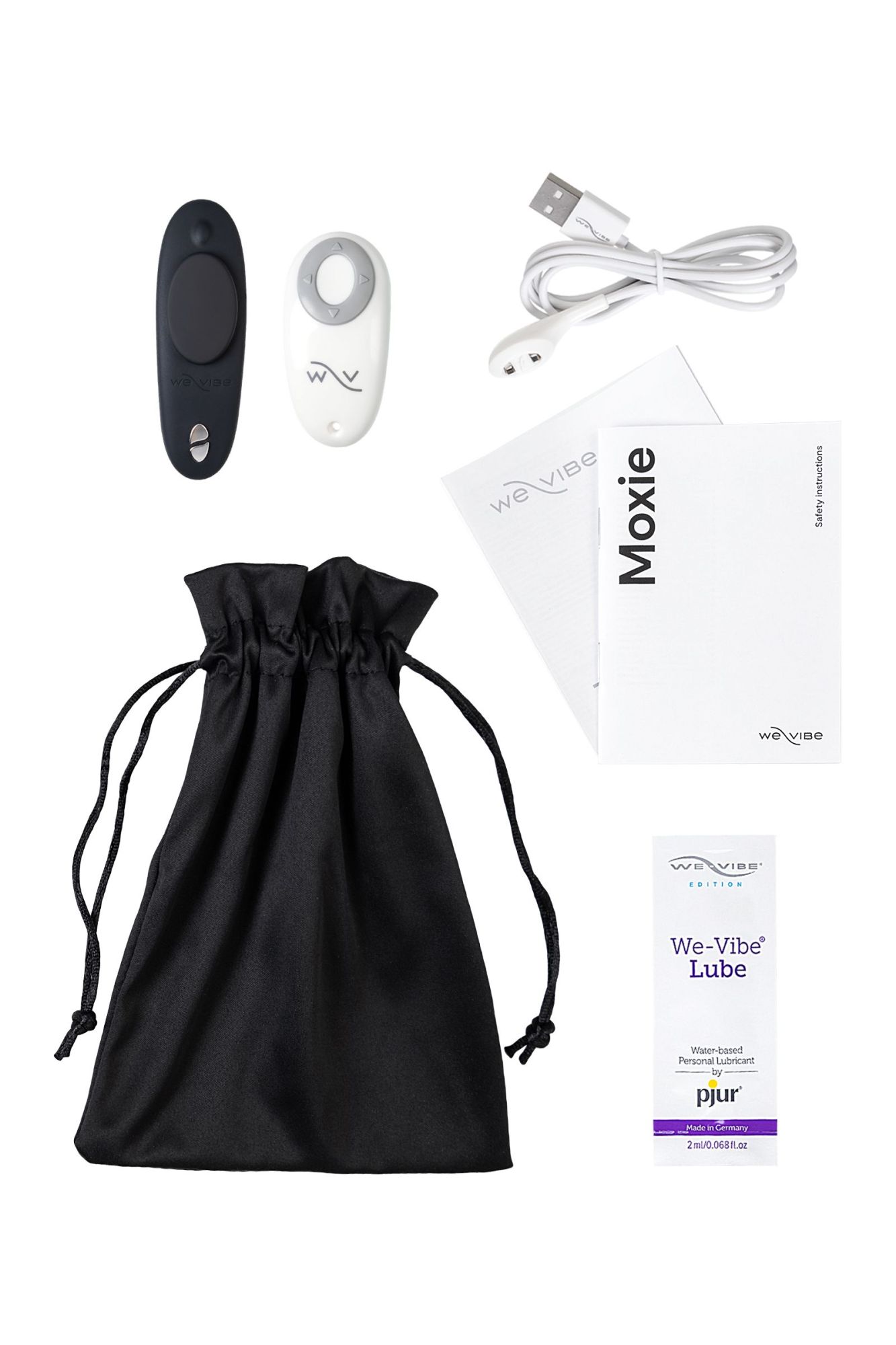 клиторальный стимулятор we-vibe moxie силикон, черный, 9,2 см в России
