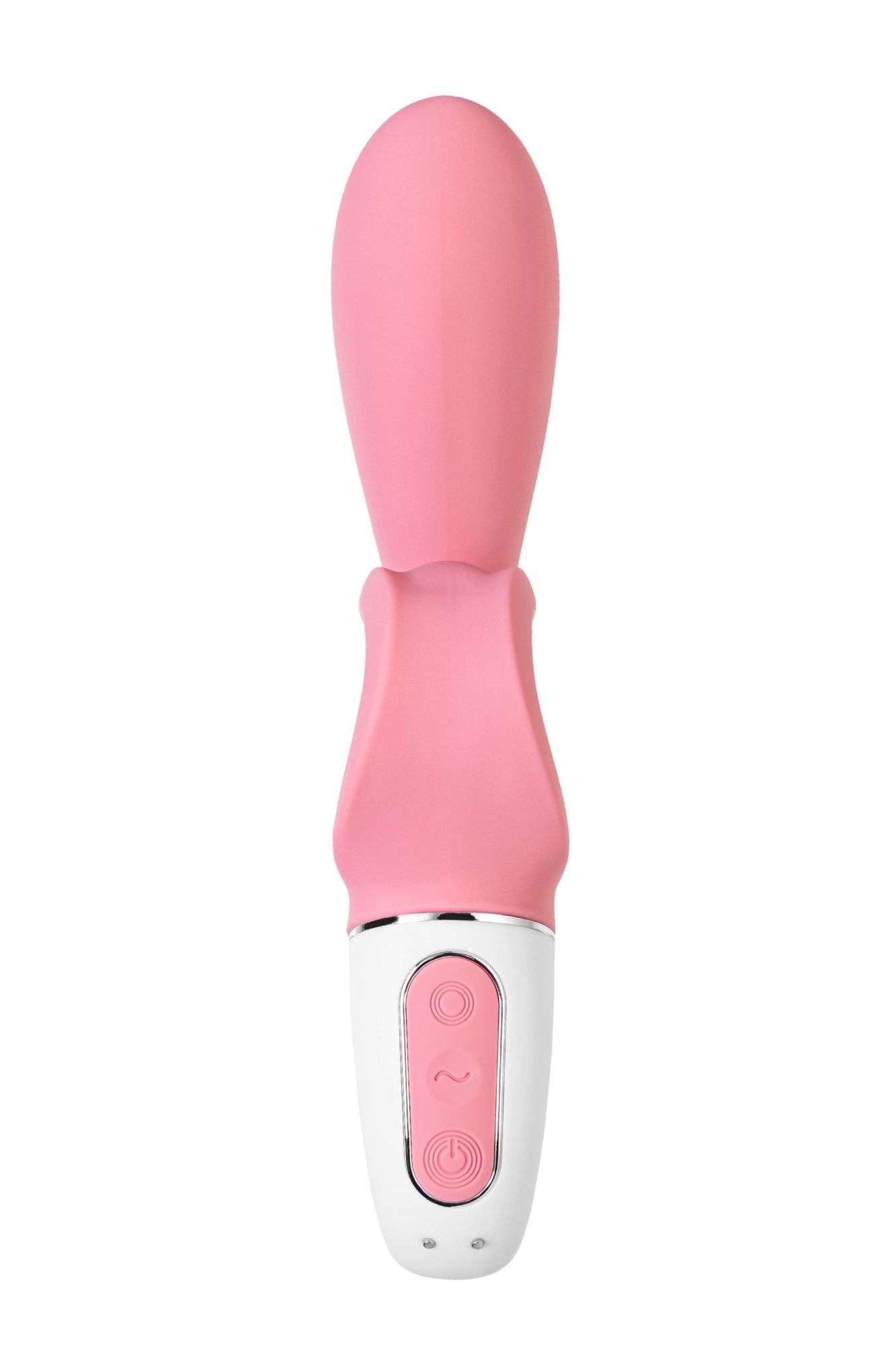 нереалистичный вибратор satisfyer hug me, силикон, розовый в России
