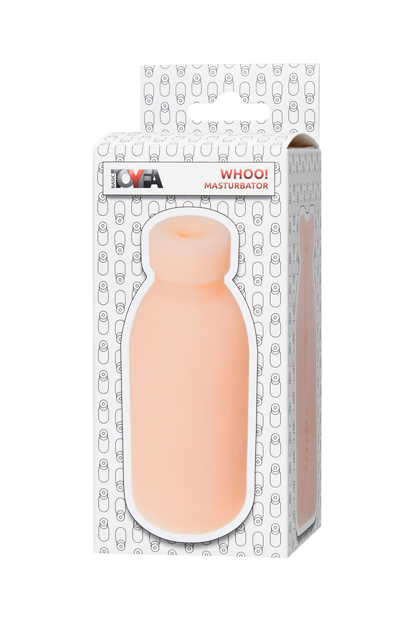 мастурбатор нереалистичный toyfa basic whoo!, tpe, телесный, 13 см в России
