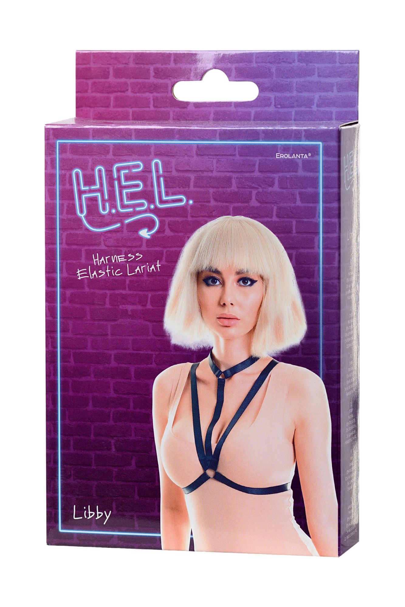 Эротическое стреп h.e.l. libby, текстиль, черный, os в России