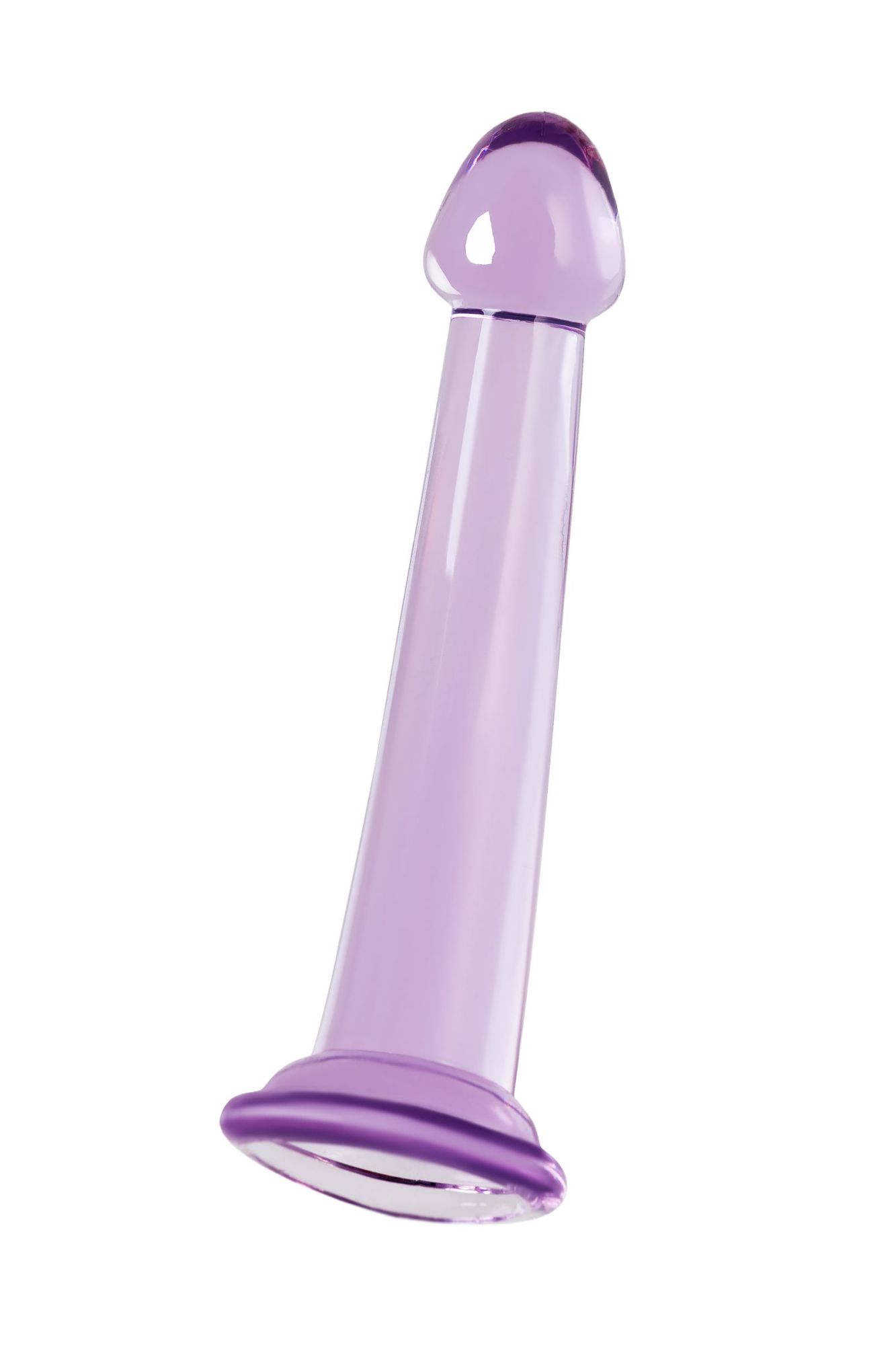 нереалистичный фаллоимитатор jelly dildo s toyfa basic, tpe, фиолетовый, 15,5 см в России