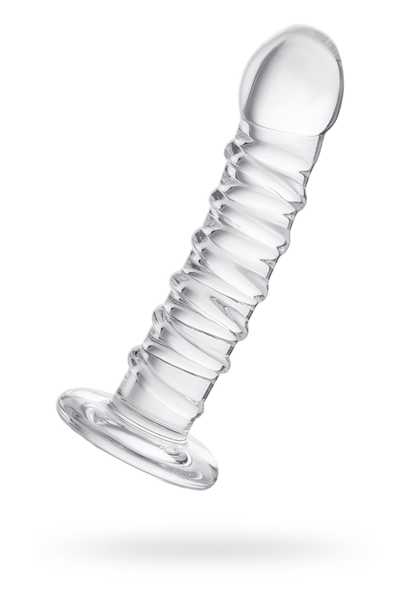 нереалистичный фаллоимитатор sexus glass, стекло, прозрачный, 16 см в России