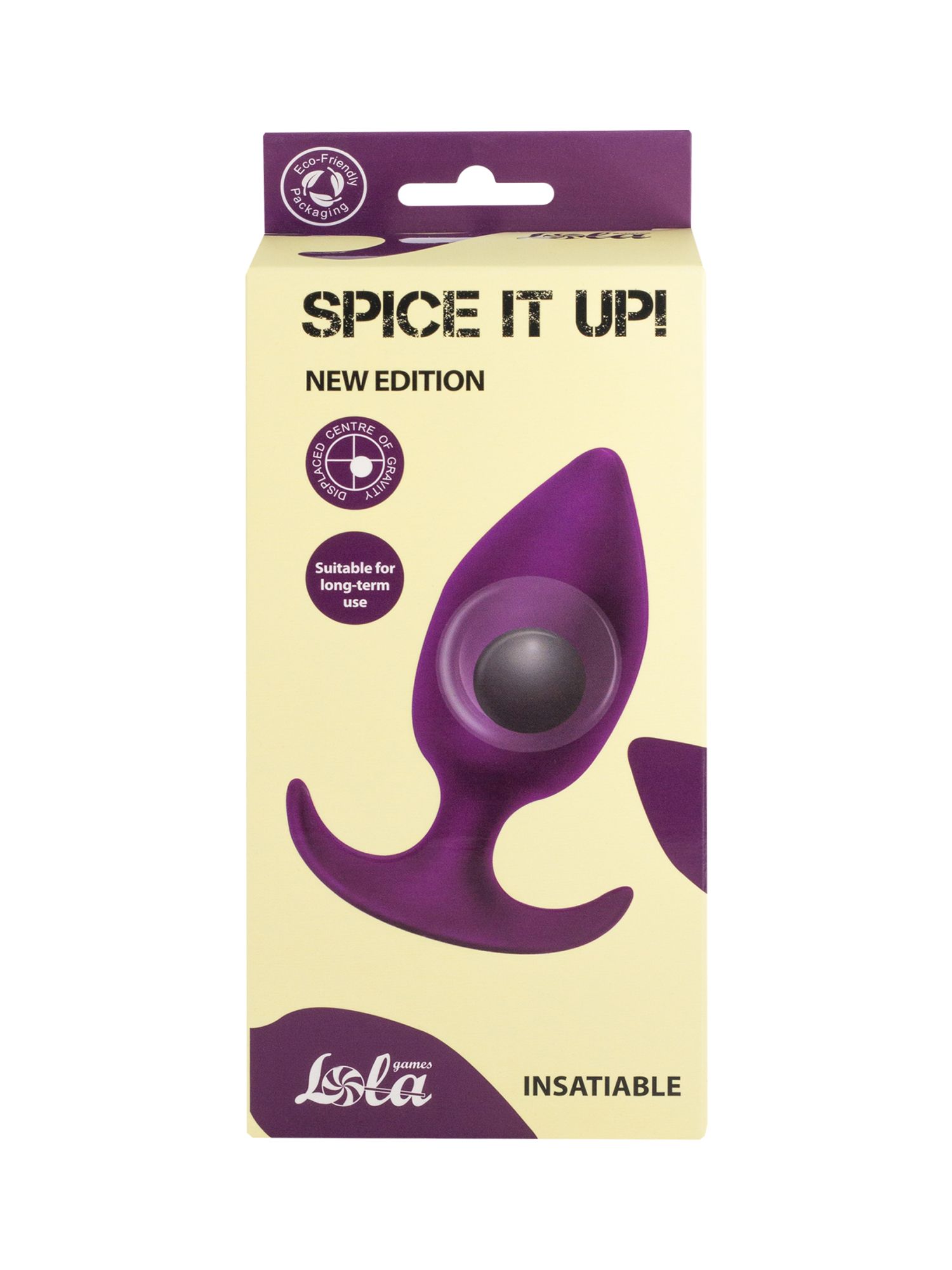 пробка со смещенным центром тяжести spice it up insatiable ultraviolet 8011-04lola в России