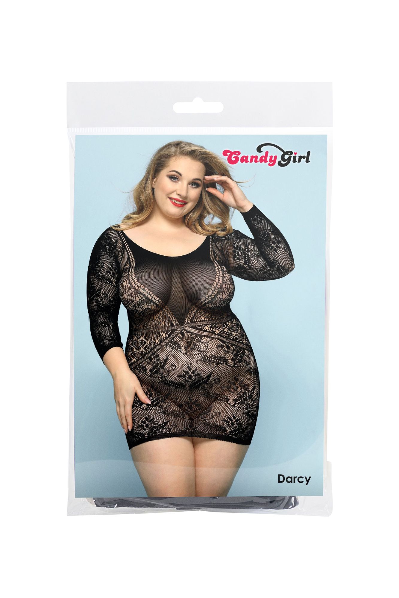 Эротическое платье candy girl darcy черное, 2xl в России