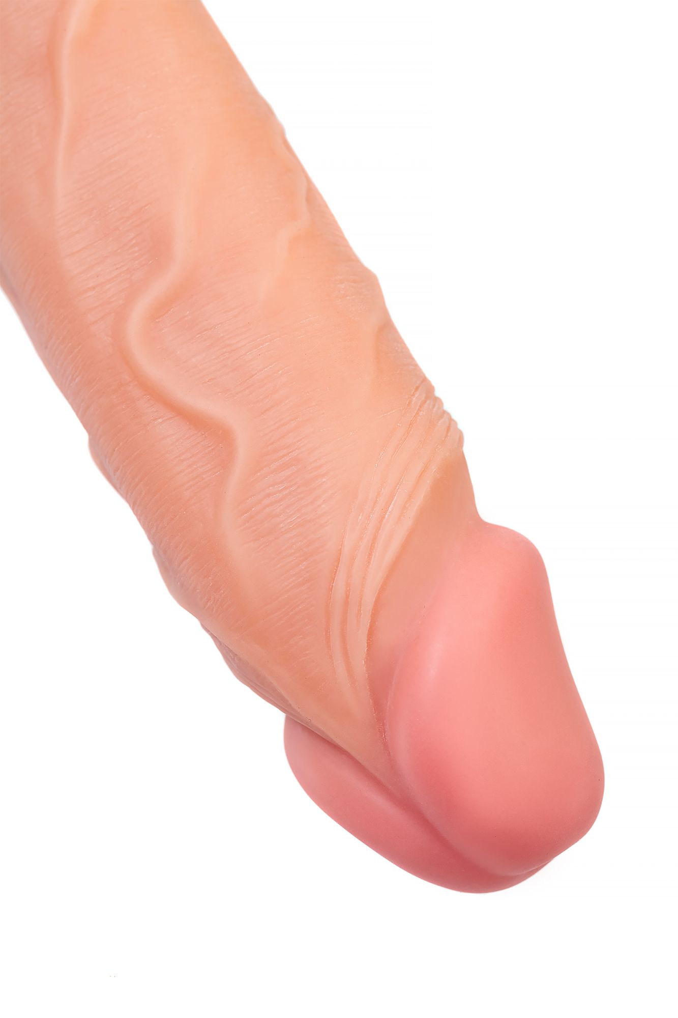 реалистичный фаллоимитатор realstick nude wilt, pvc, телесный, 29,5 см в России