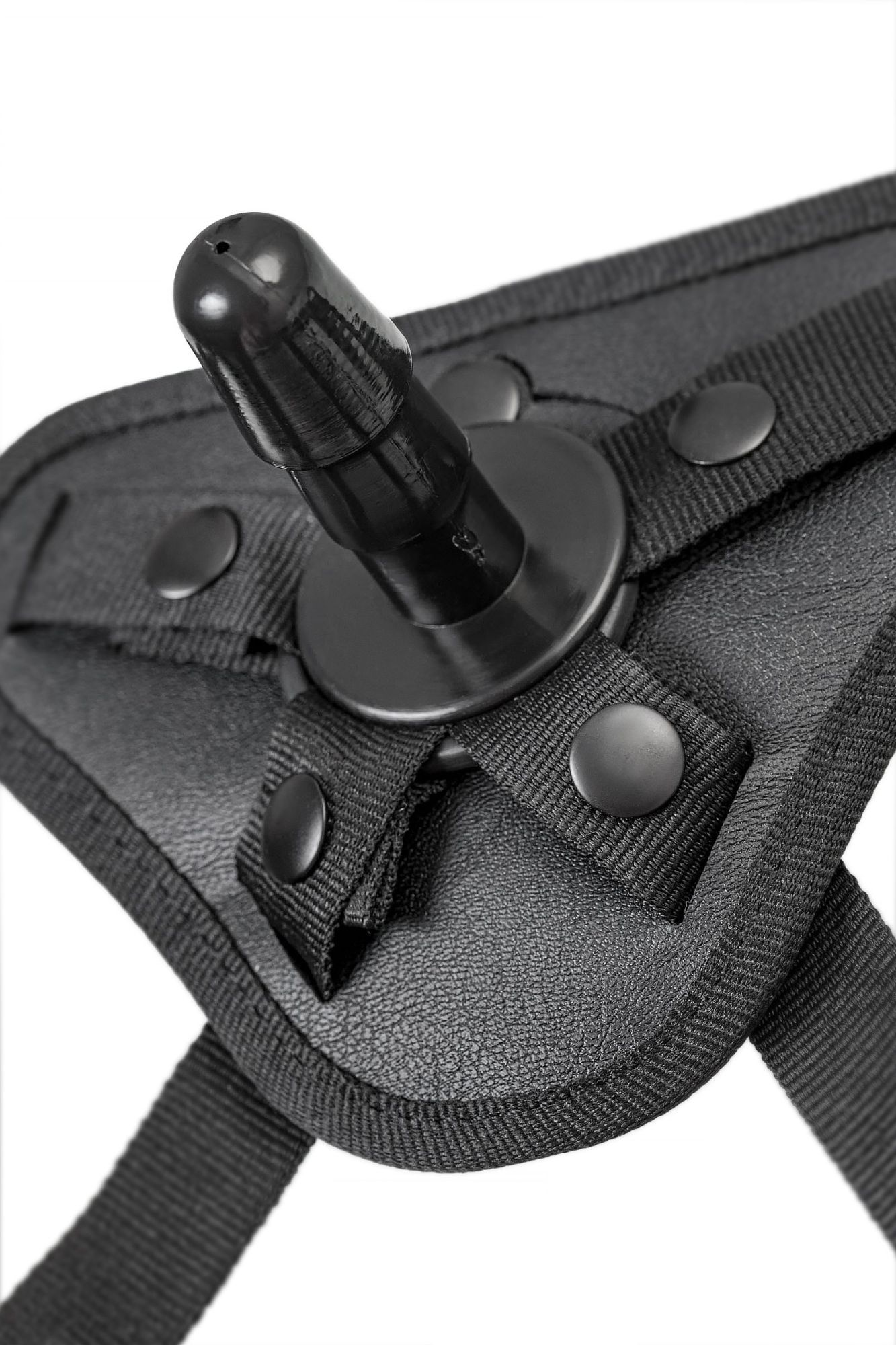 трусики для страпона realstick strap-on dylan, экокожа, черные в России