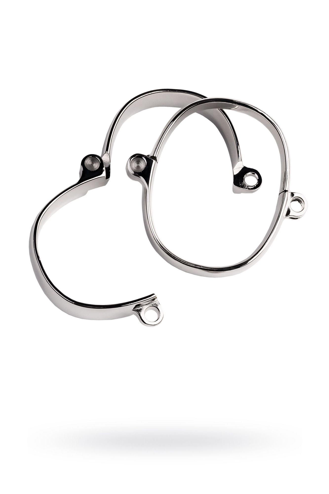 наручники, toyfa metal, серебристые, 6,5х8 см в России