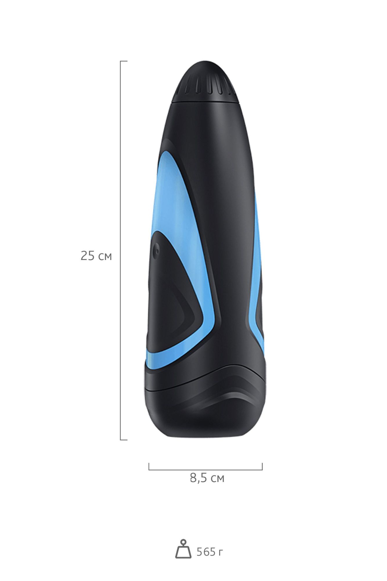 мастурбатор нереалистичный satisfyer men, силикон, чёрный, 25,5 см. в России