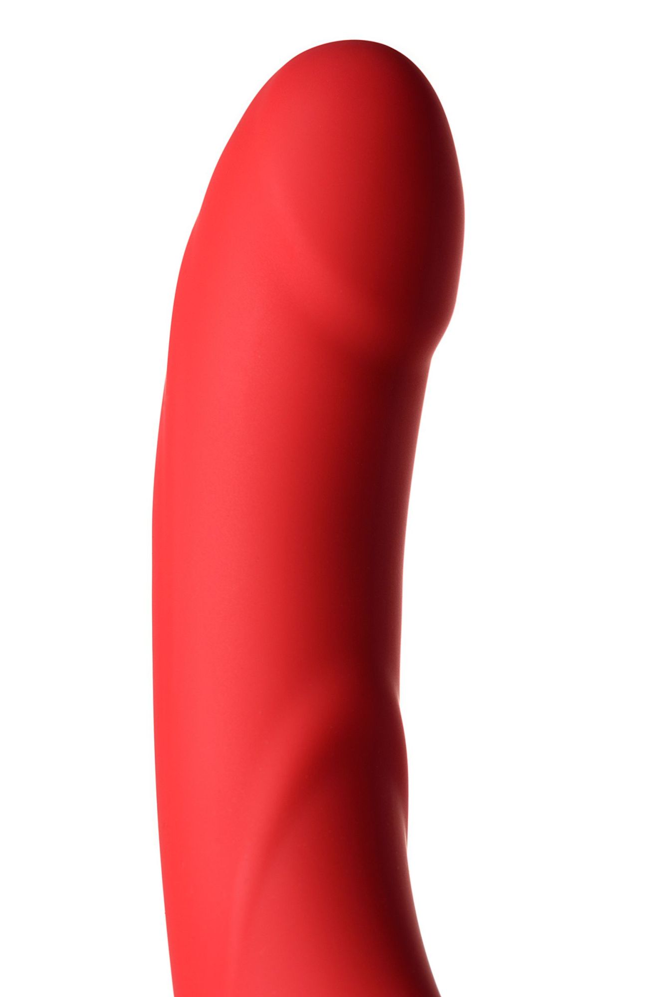 безремневой страпон black & red by toyfa с вибрацией, силикон, красный, 35 см в России