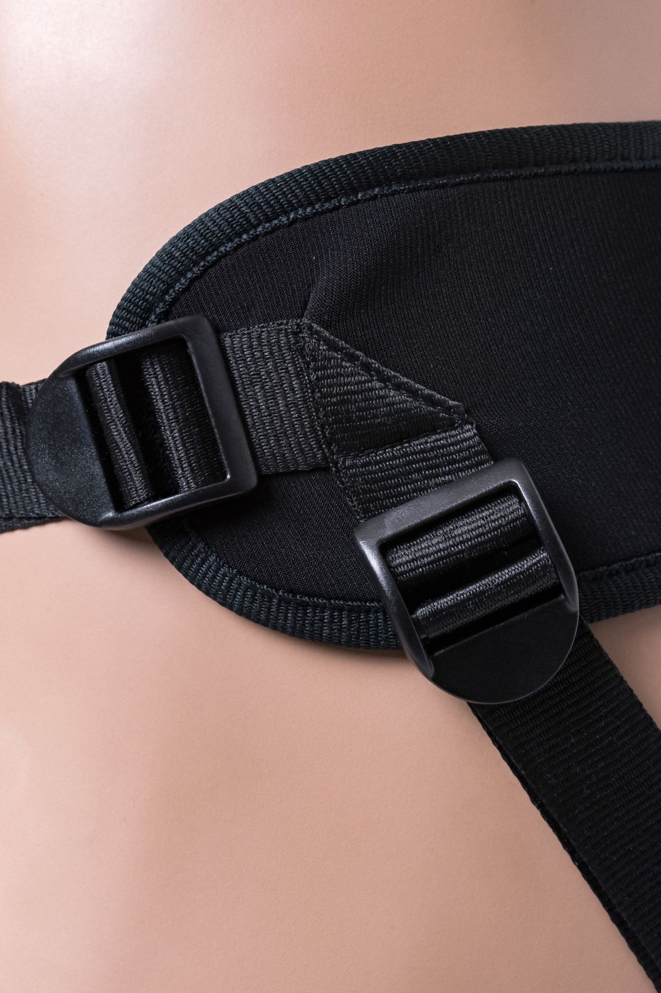 трусики для страпона realstick strap-on master, неопрен, черные в России