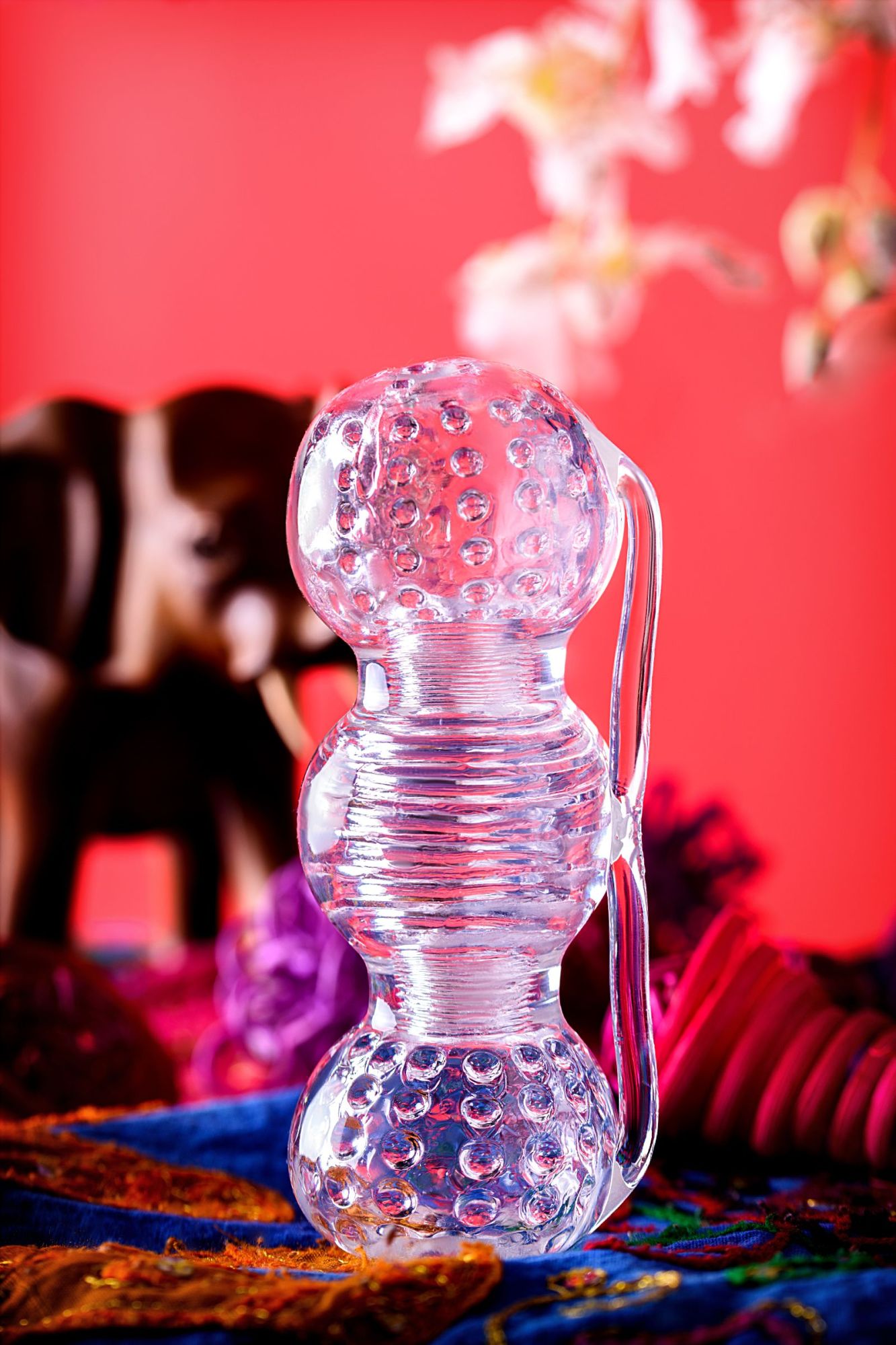 мастурбатор нереалистичный lingam by toyfa rashmi, tpe, прозрачный, 15,5 см в России