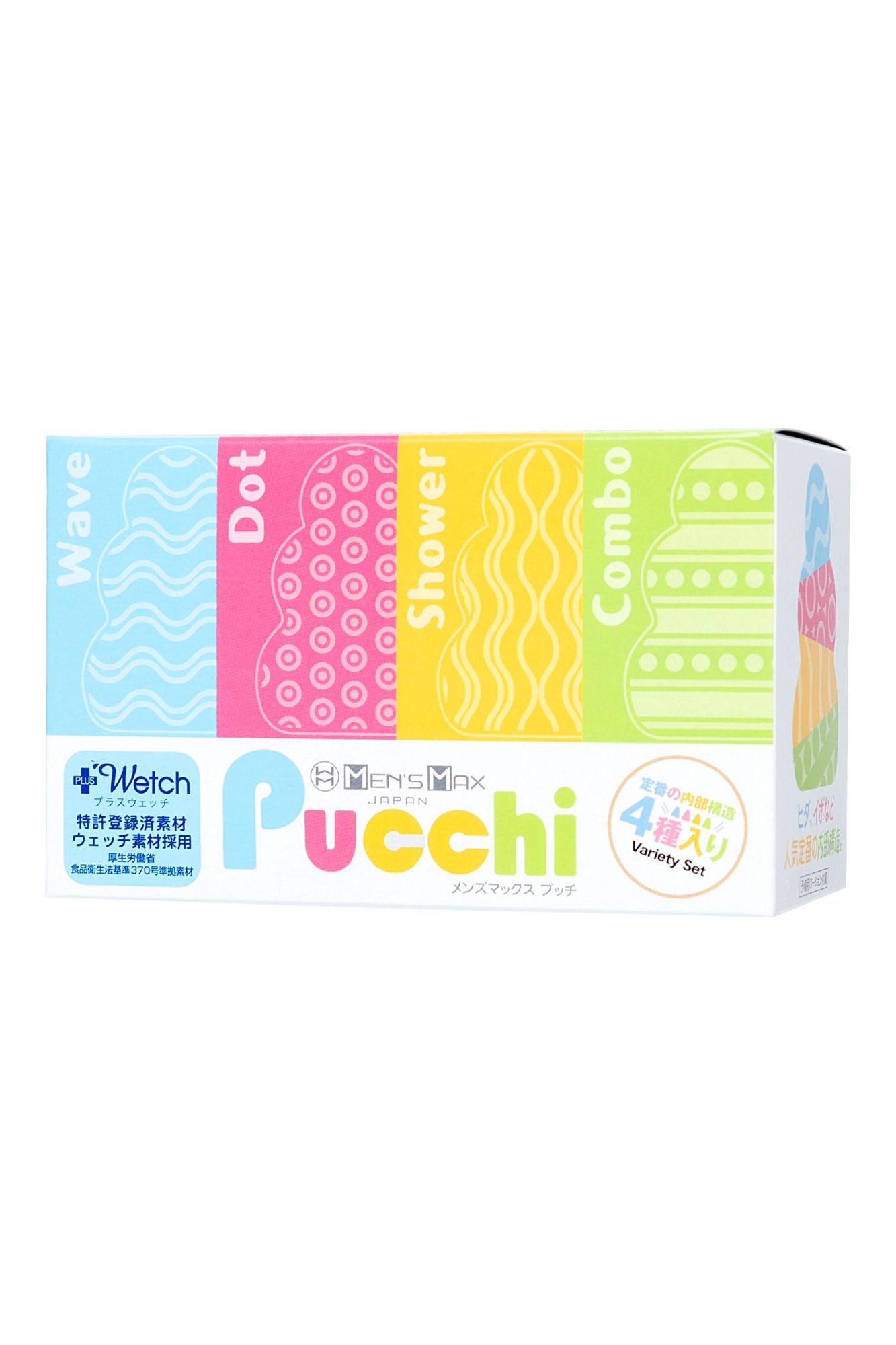 мастурбатор нереалистичный mensmax pucchi set box variety, tpe, белый, 6,5 см в России