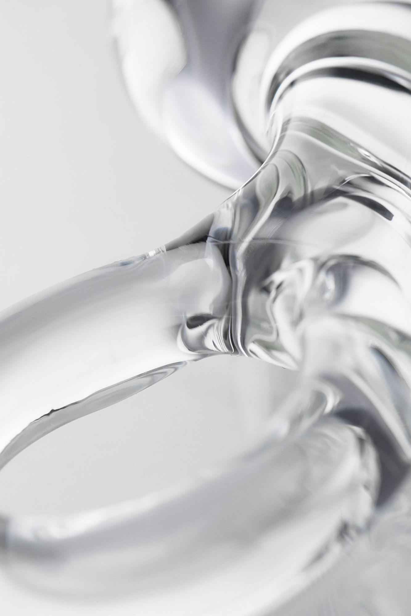анальная втулка sexus glass, стекло, прозрачная, 14,5 см, ø 4 см с колечком в России