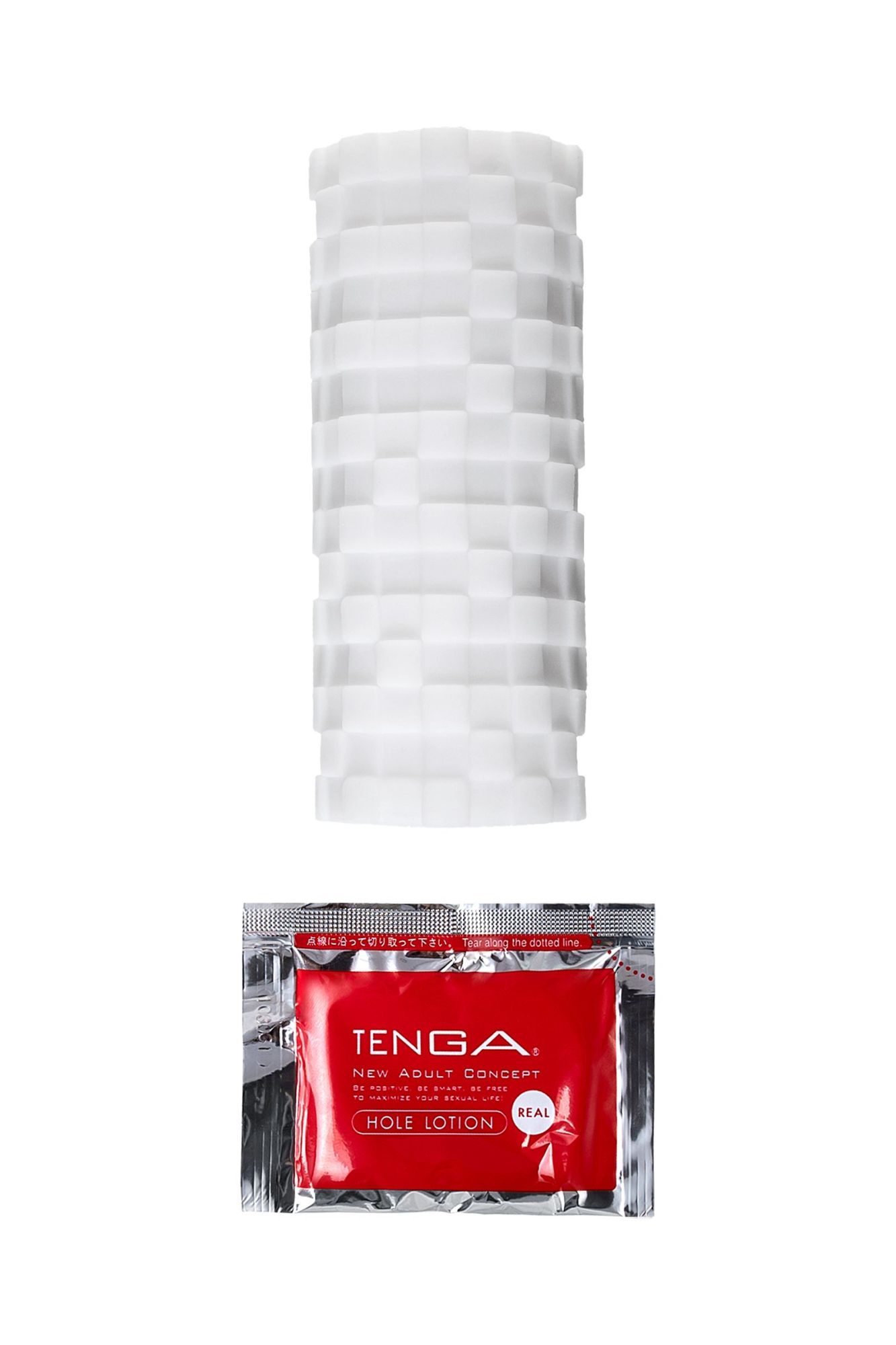 нереалистичный мастурбатор tenga 3d module, tpe, белый, 11,6 см в России