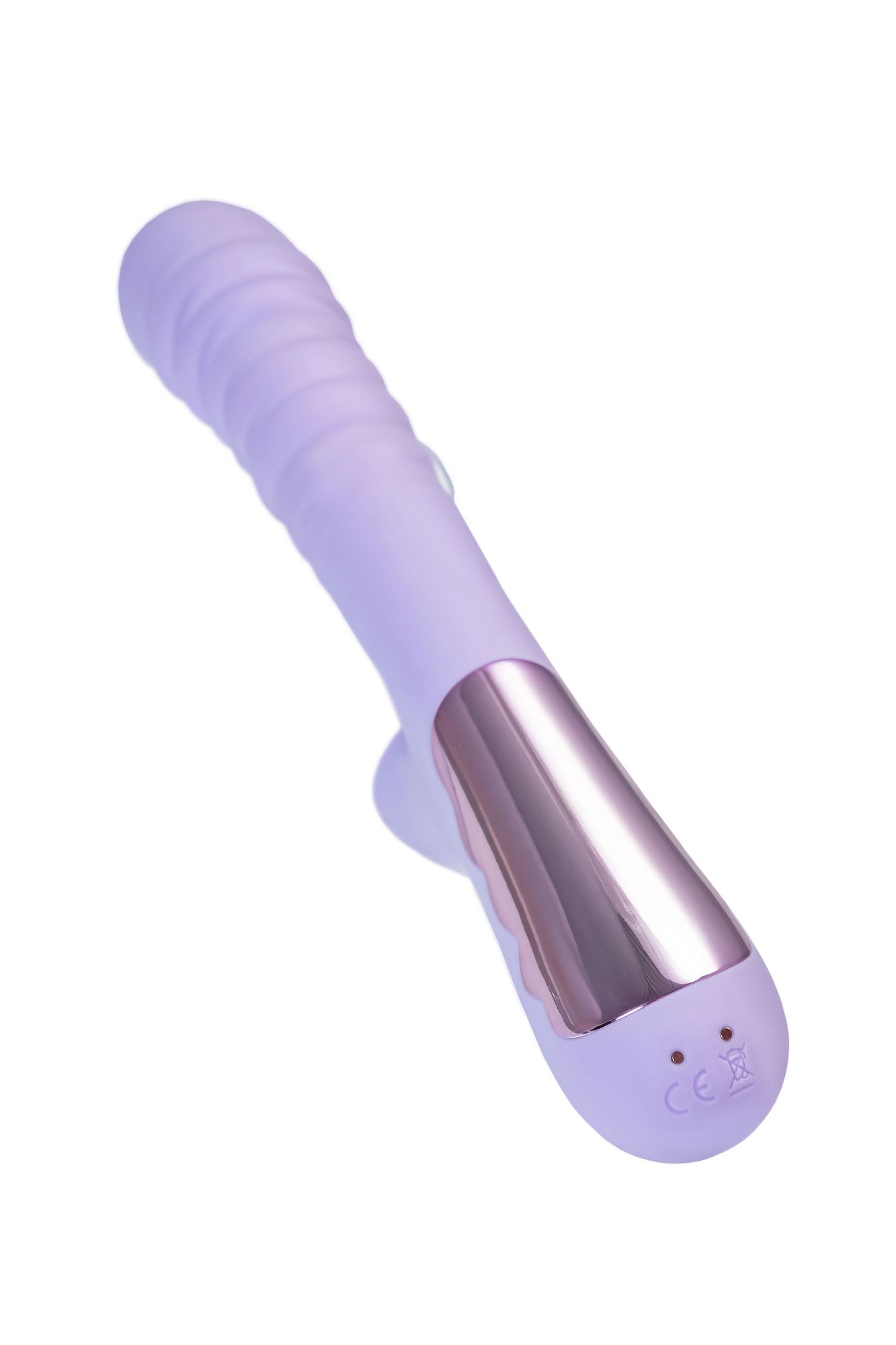 вибратор с функцией up&down jos spinny, силикон, фиолетовый, 23 см в России