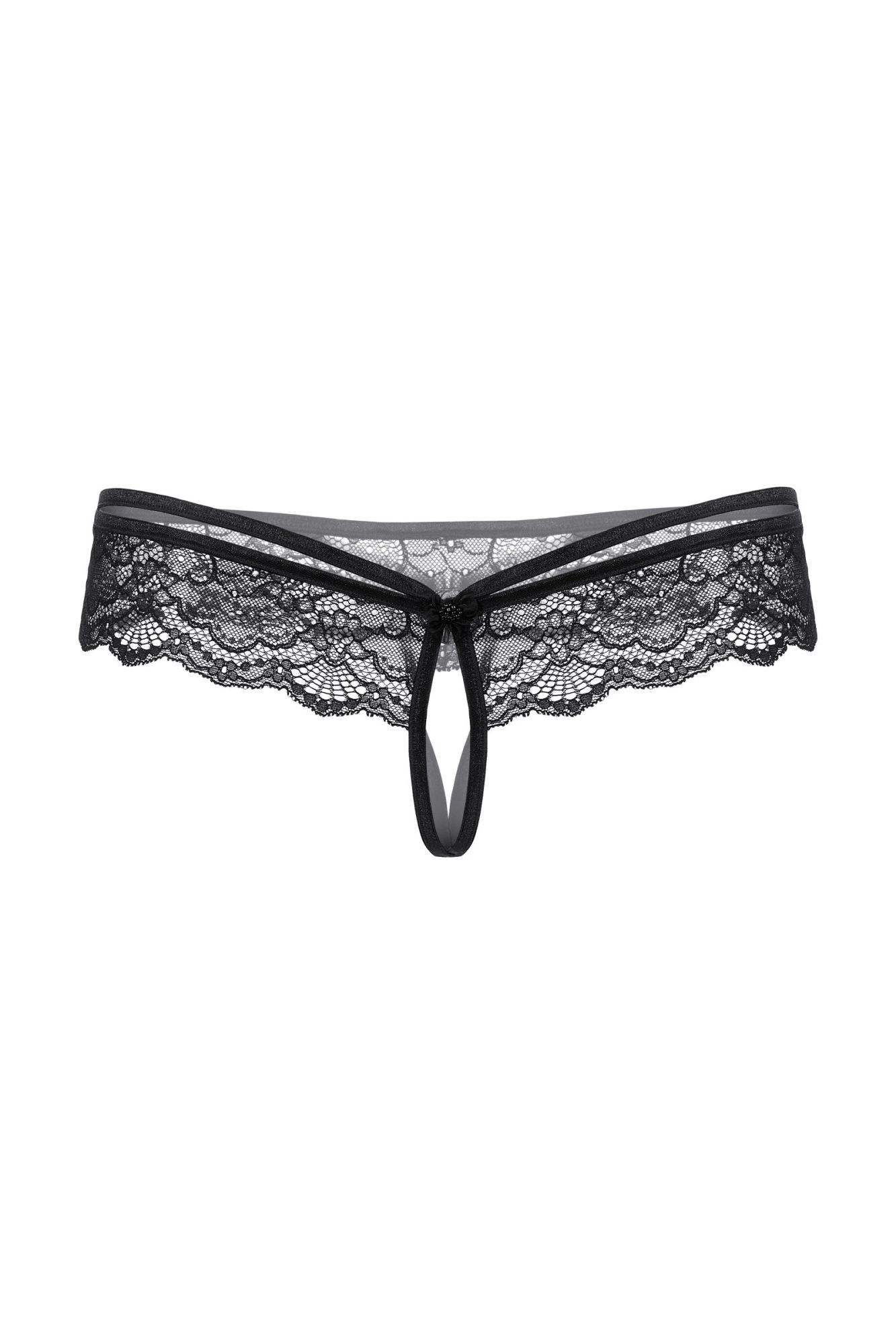 Эротическое стринги кружевные softline collection, черный, s/l в России