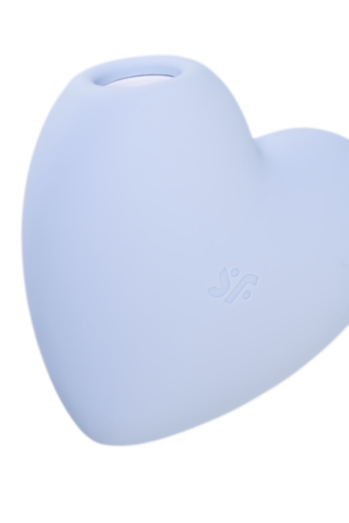 вакуум-волновой бесконтактный стимулятор клитора satisfyer cutie heart, силикон, голубой, 7,55 см в России
