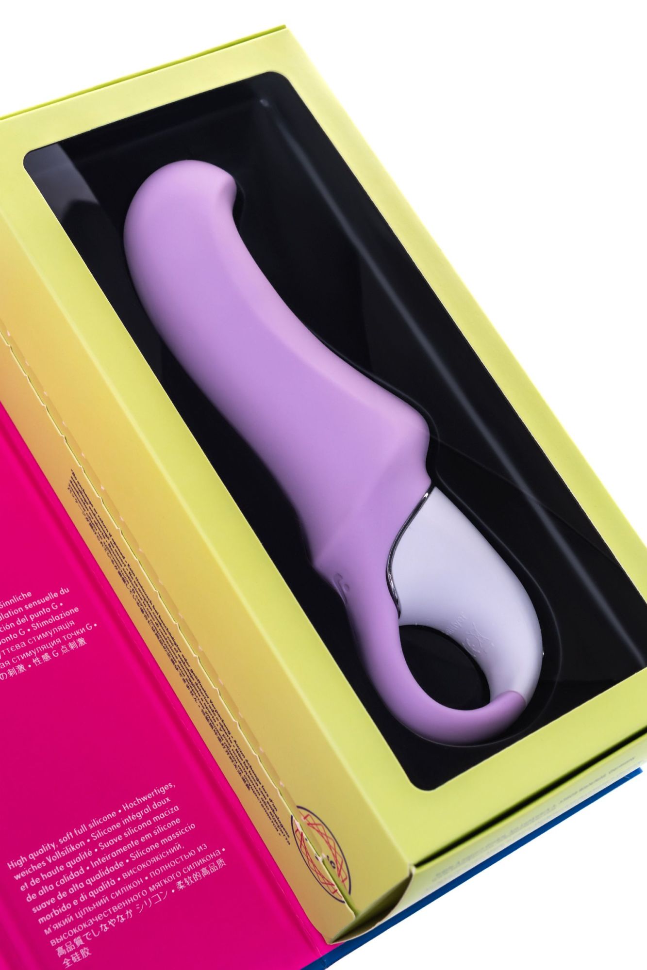 нереалистичный вибратор satisfyer vibes charming smile, силикон, фиолетовый, 18,7 см. в России