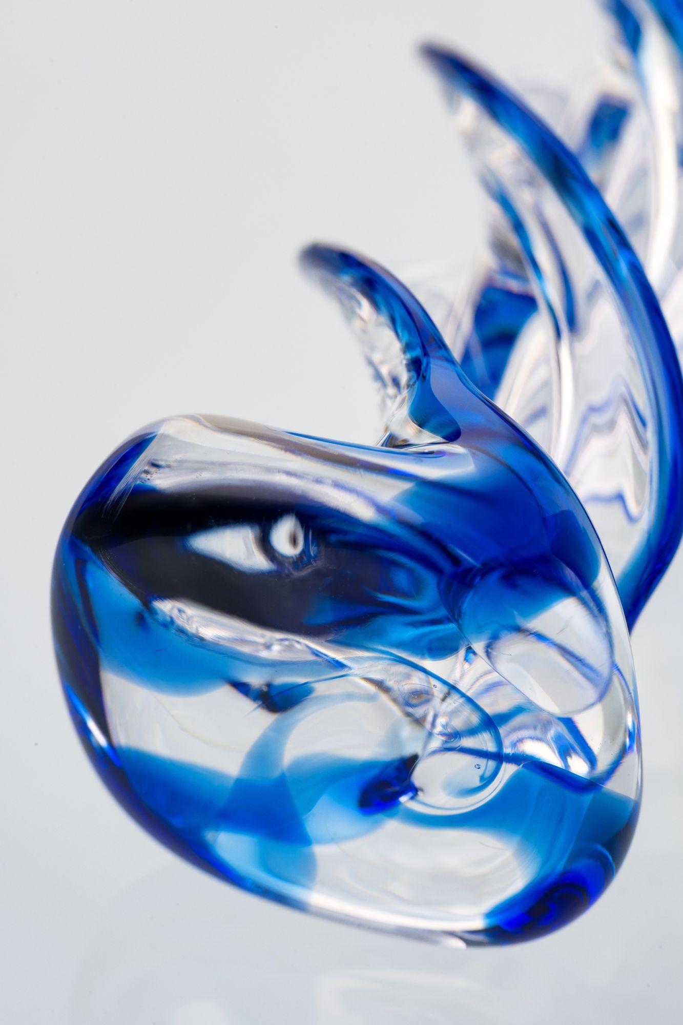 нереалистичный фаллоимитатор sexus glass, стекло, прозрачный, 18,5 см в России