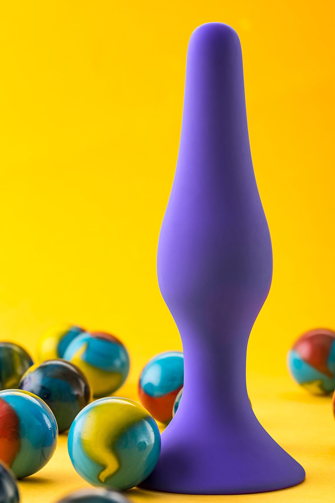 анальная втулка a-toys by toyfa, силикон, фиолетовая, 10,2 см в России