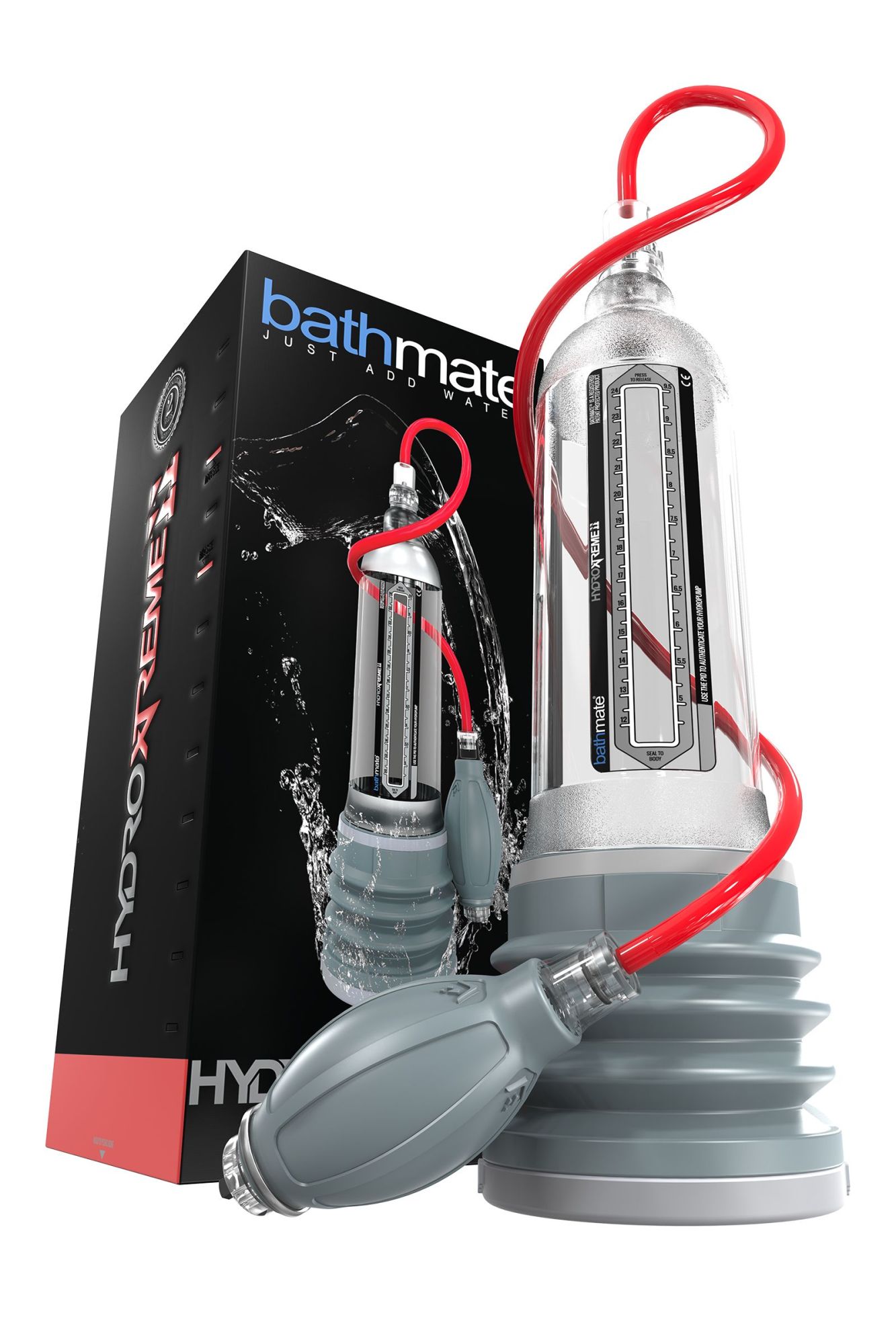 гидропомпа bathmate hydroxtreme 11, abs пластик, прозрачная (аналог hydromax xtreme x50) в России